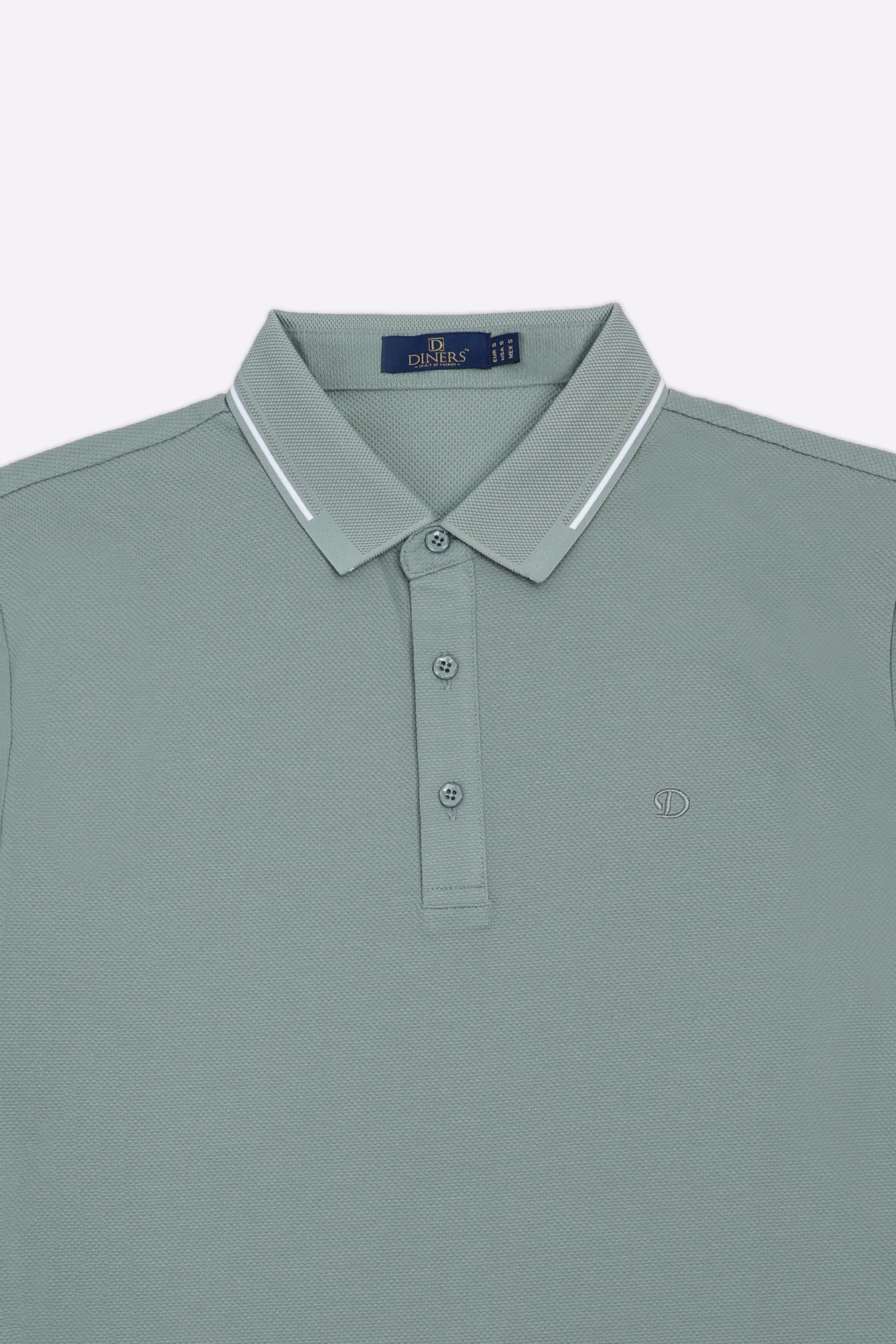 Light Green Basic Mercerized Polo - Image 5