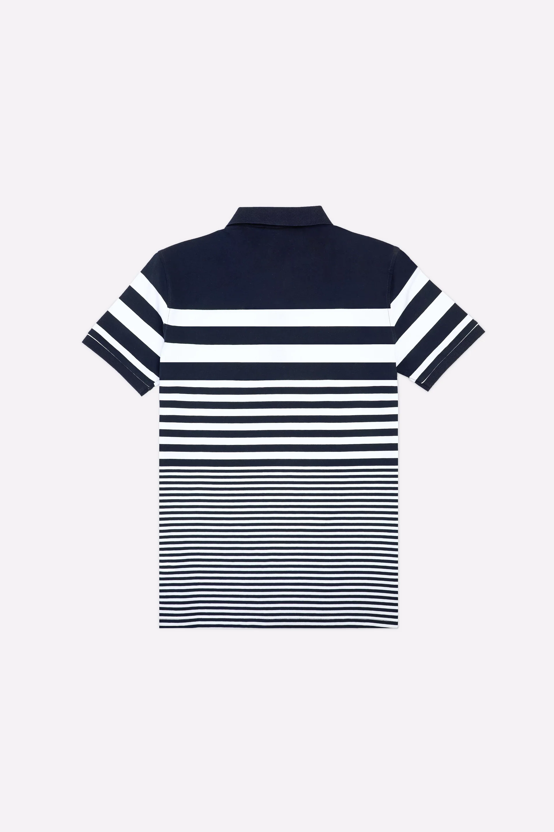Navy Blue Yarn Dyed Polo - Image 6