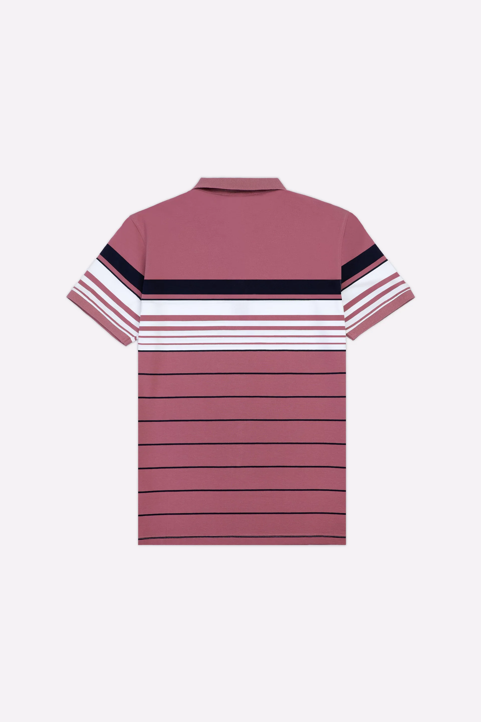 Pink Yarn Dyed Polo - Image 6