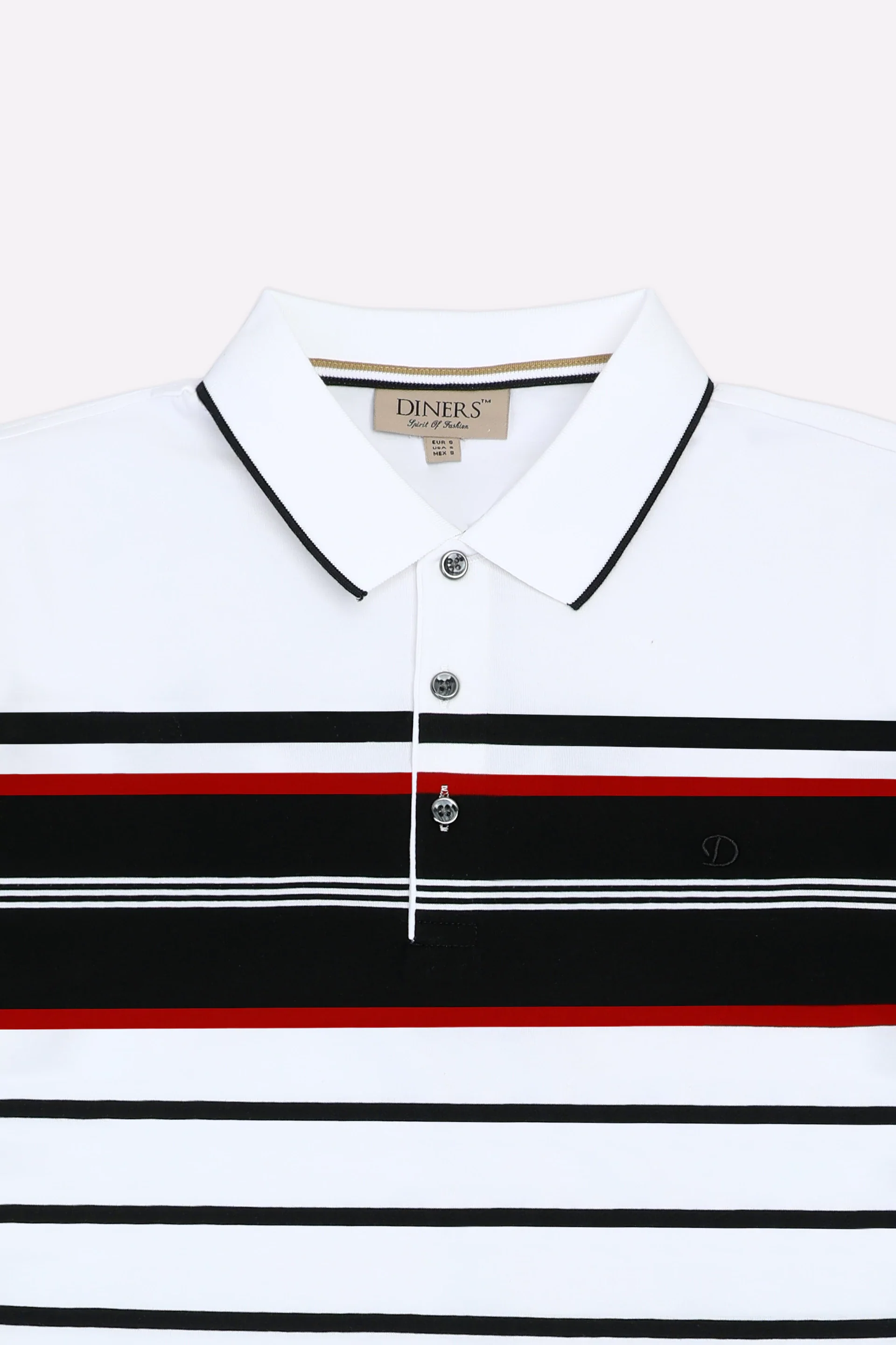 White Yarn Dyed Polo - Image 5