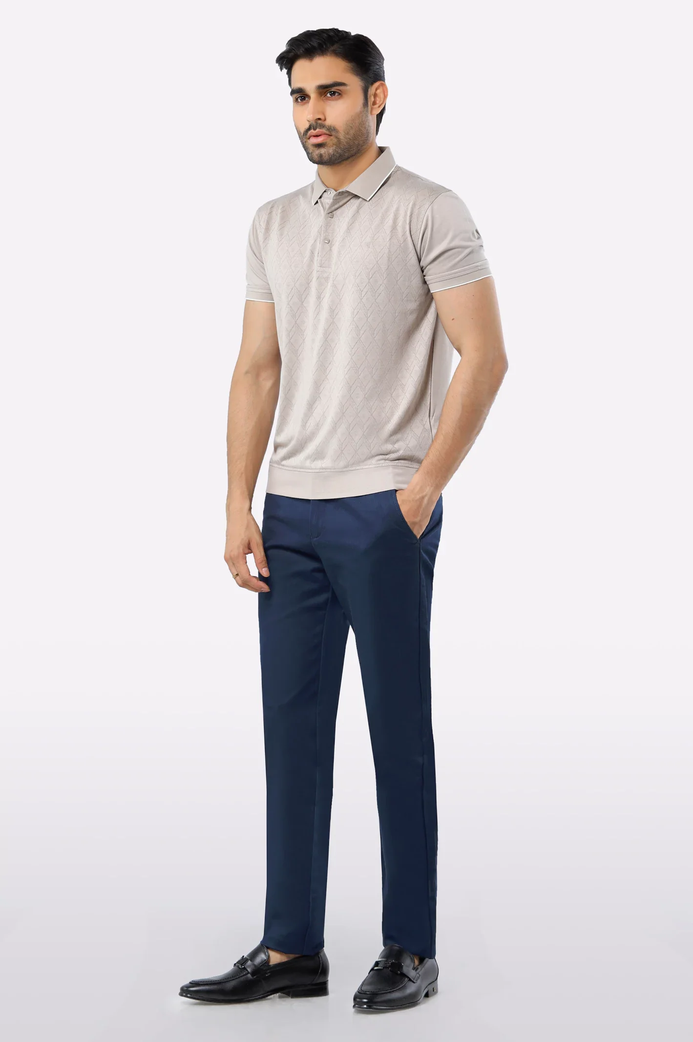 Sand Mercerized Polo - Image 2