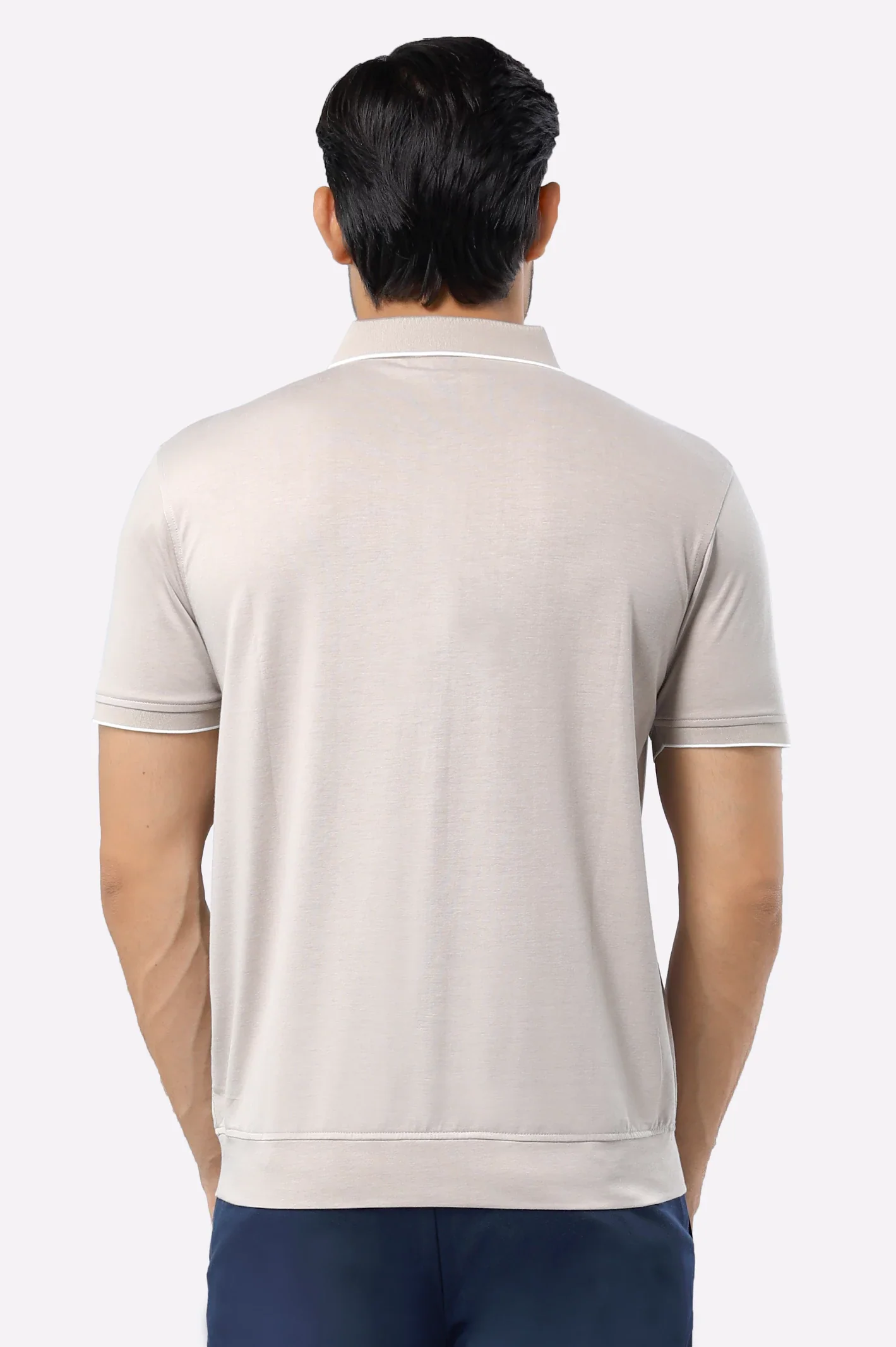 Sand Mercerized Polo - Image 3