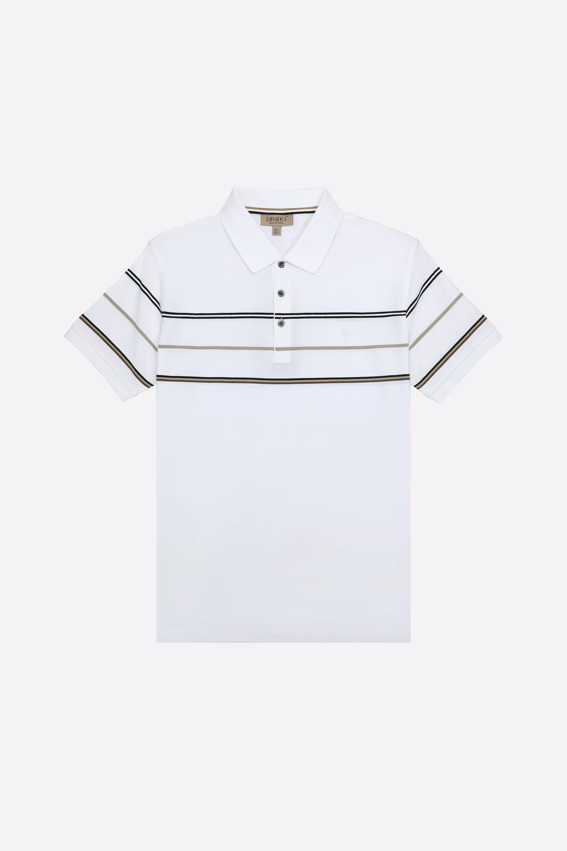 White Yarn Dyed Polo - Image 6