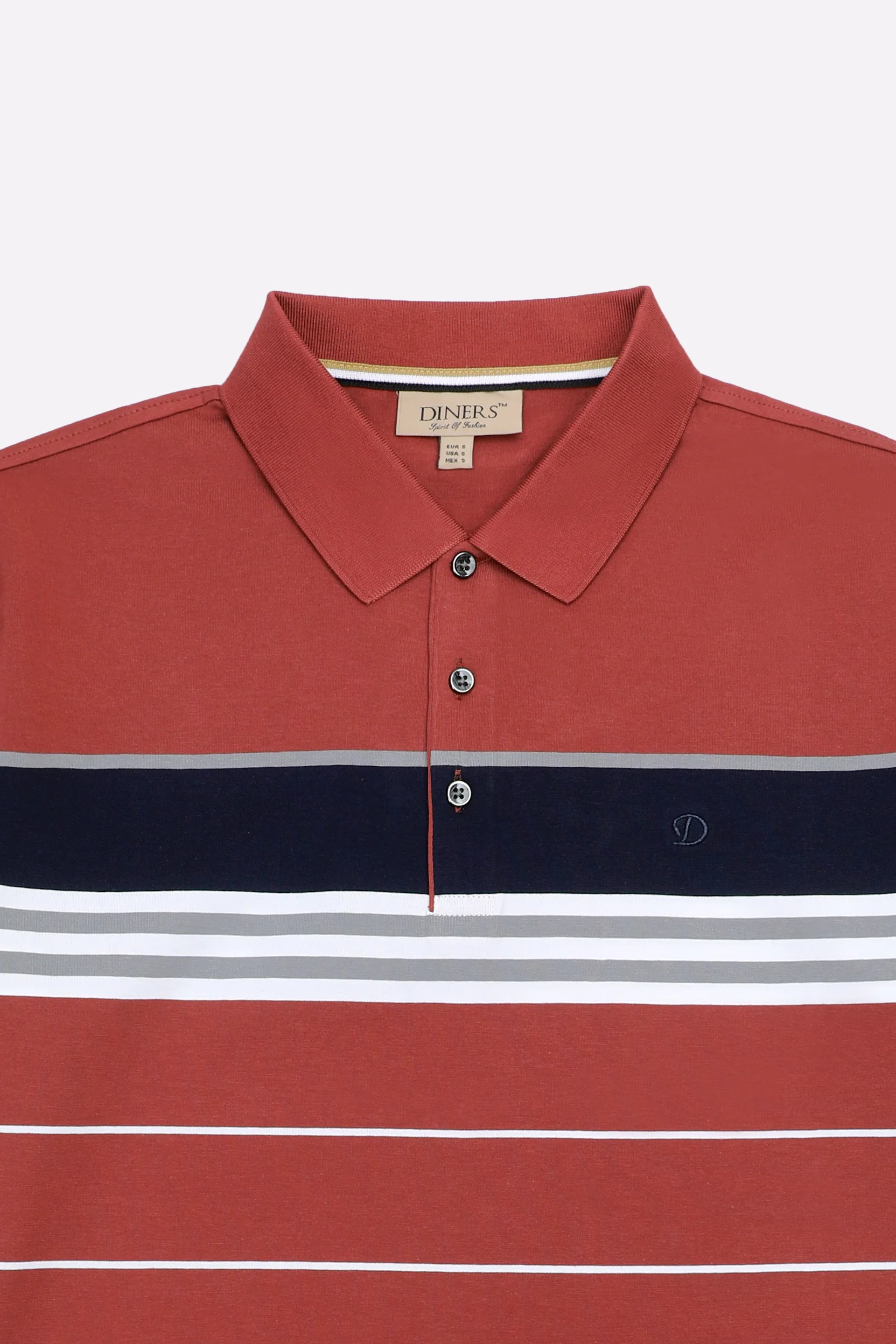 Maroon Yarn Dyed Polo - Image 7