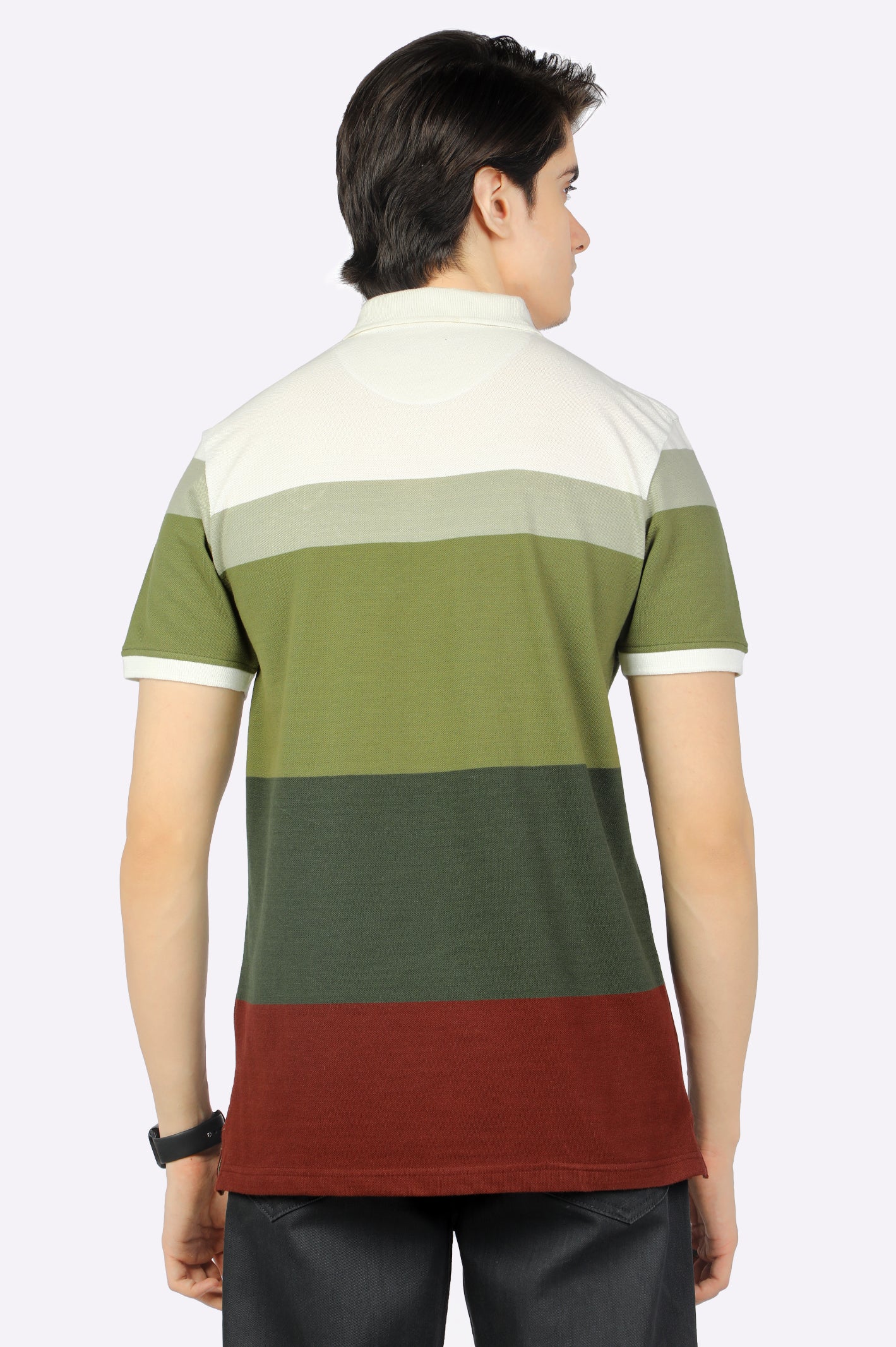 Color Block Polo Shirt - Image 3