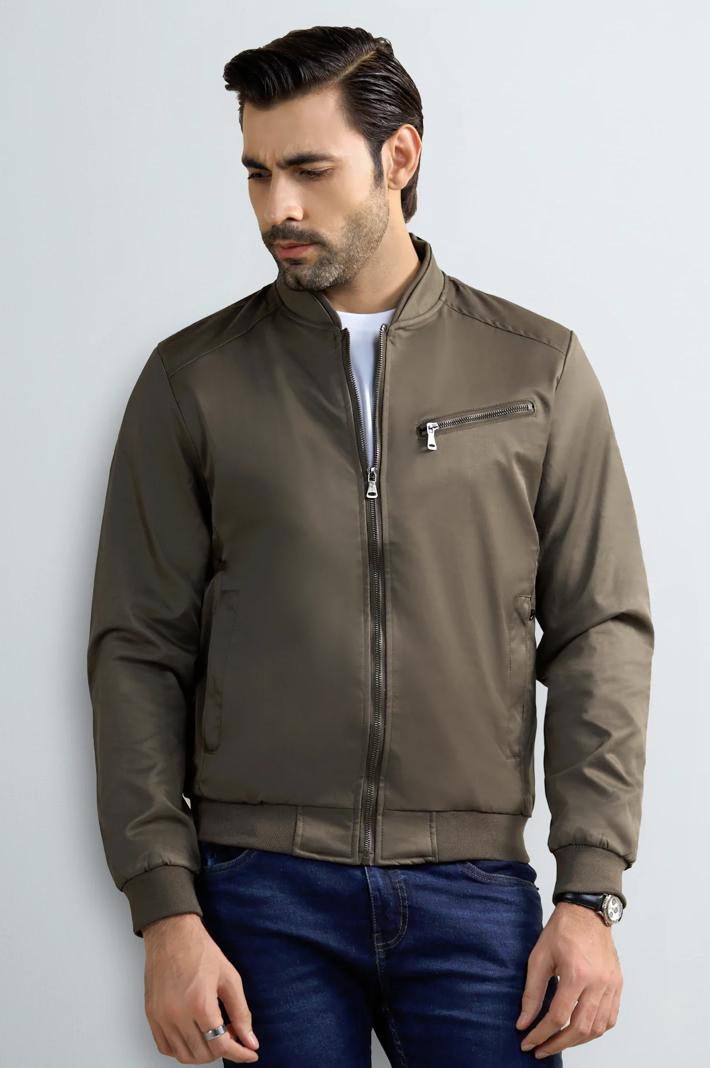 Olive Men's Jacket - Image 2