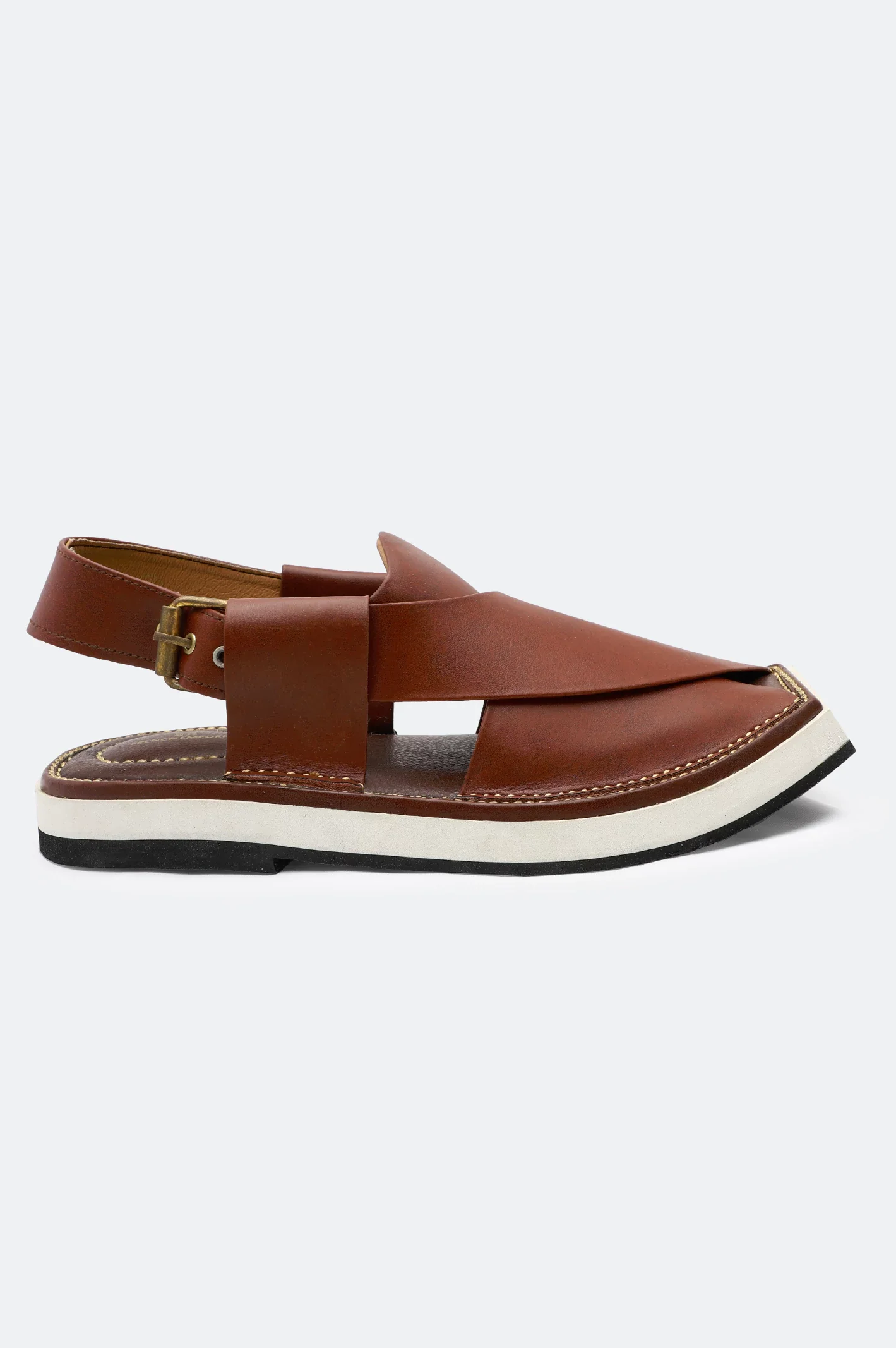 Brown French Emporio Men's Sandal - Image 2