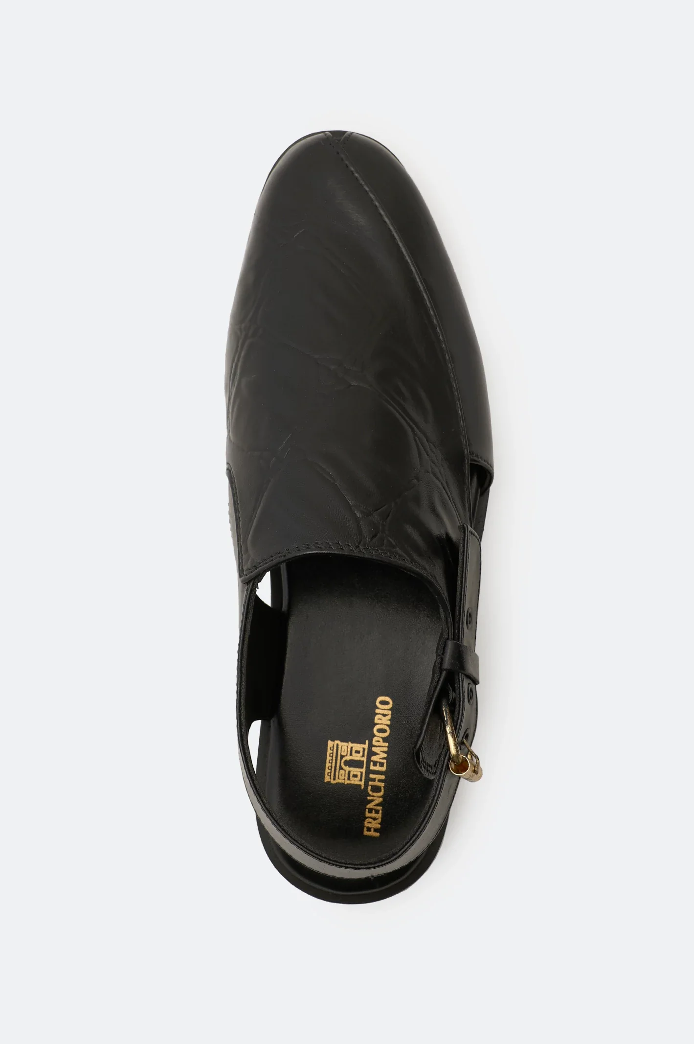 Black French Emporio Sandal - Image 3