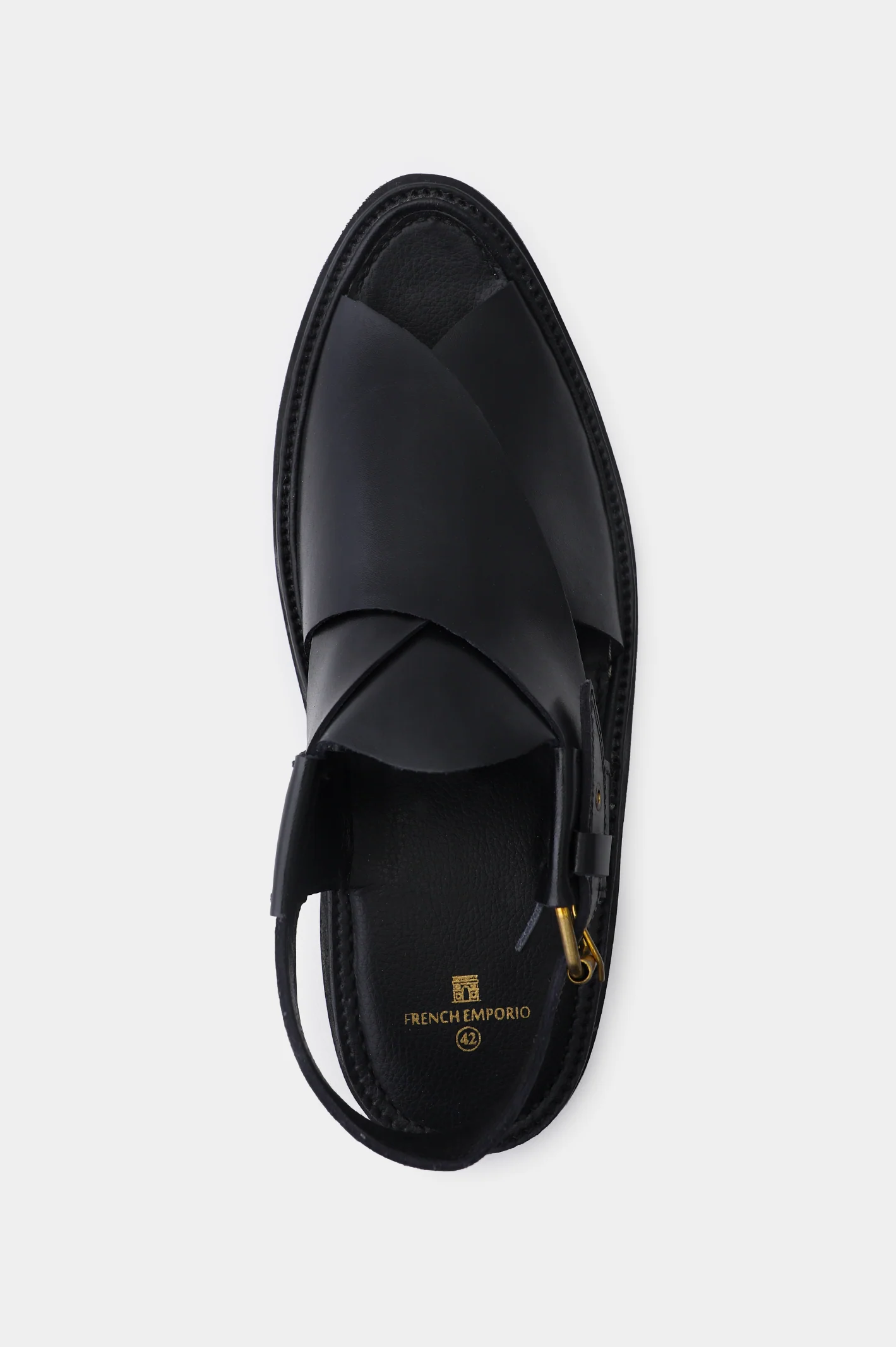 Men Black Sandals - Image 3