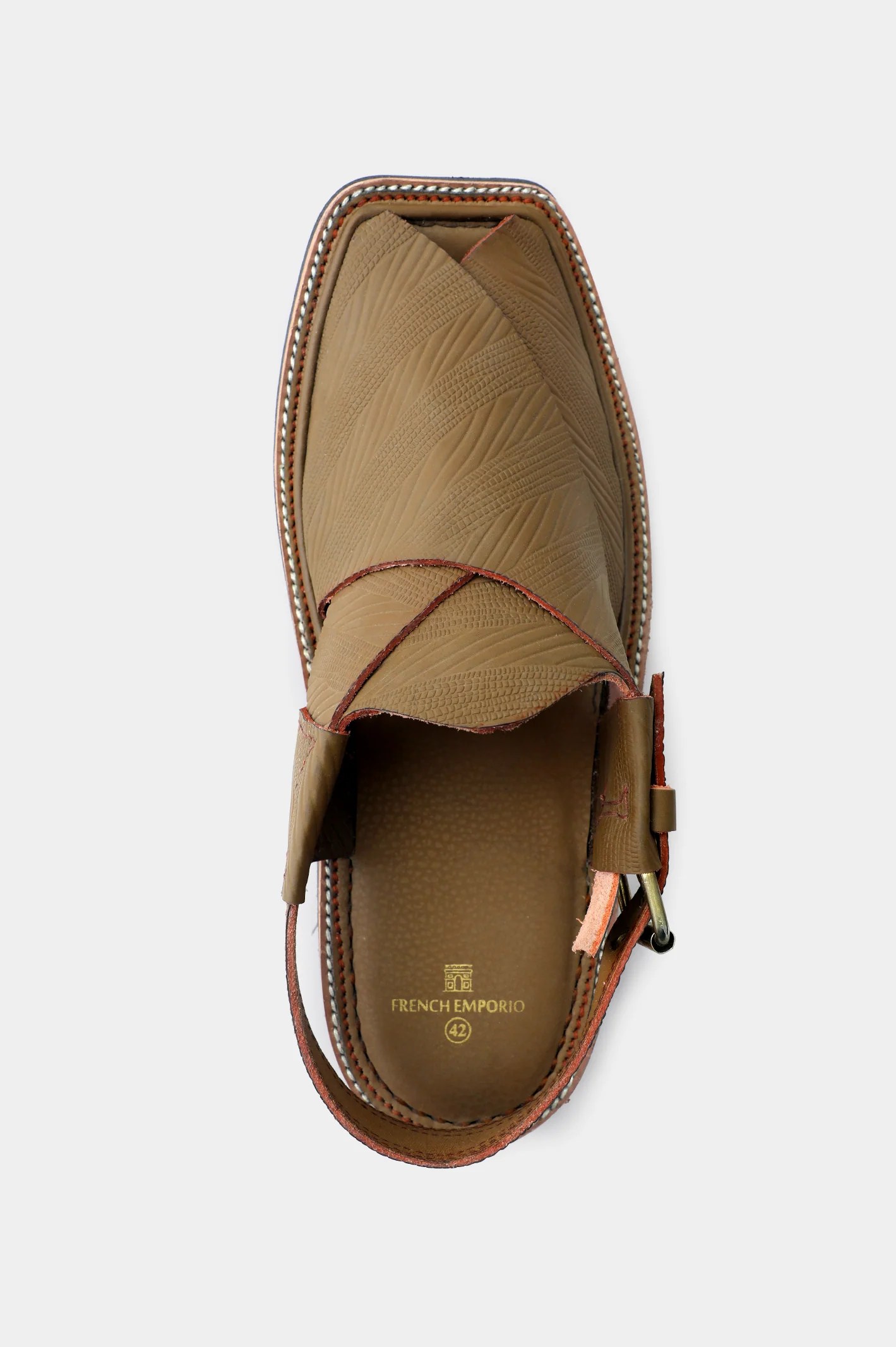 Men's Beige Sandal - Image 3