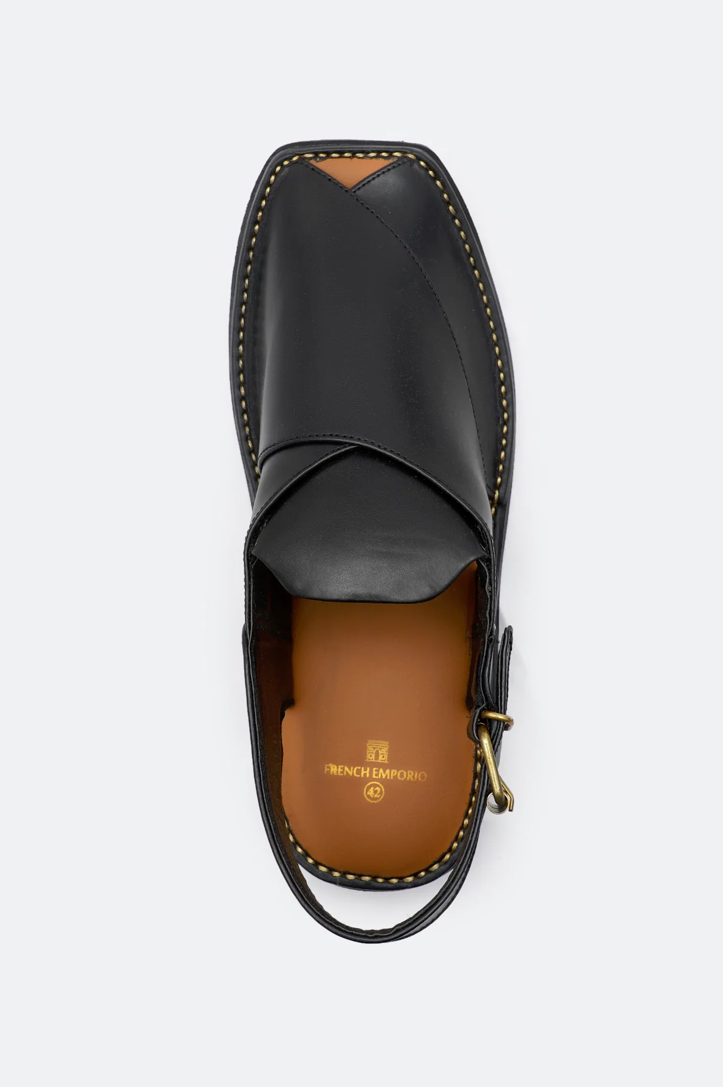 Black Men Sandal - Image 3
