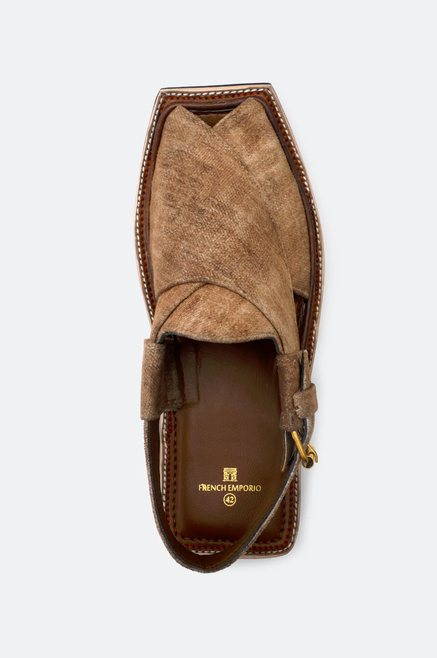 Tan French Emporio Sandal - Image 3