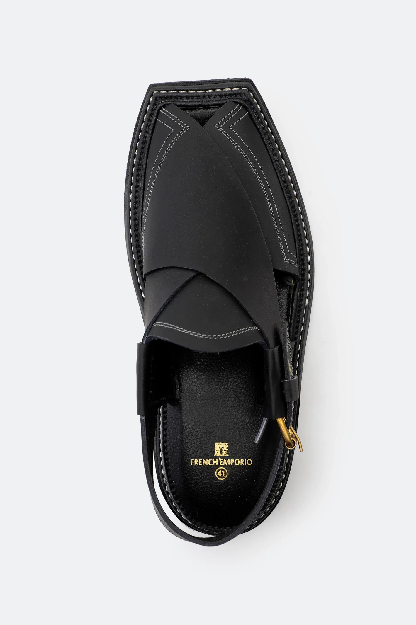 Men Black Sandal - Image 3