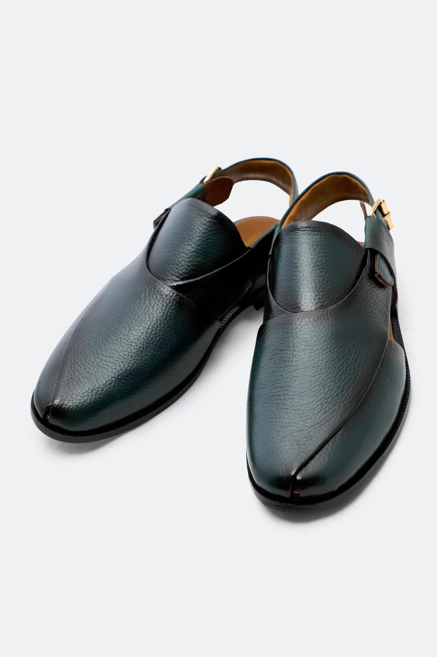 Green Casual Peshawari Sandal