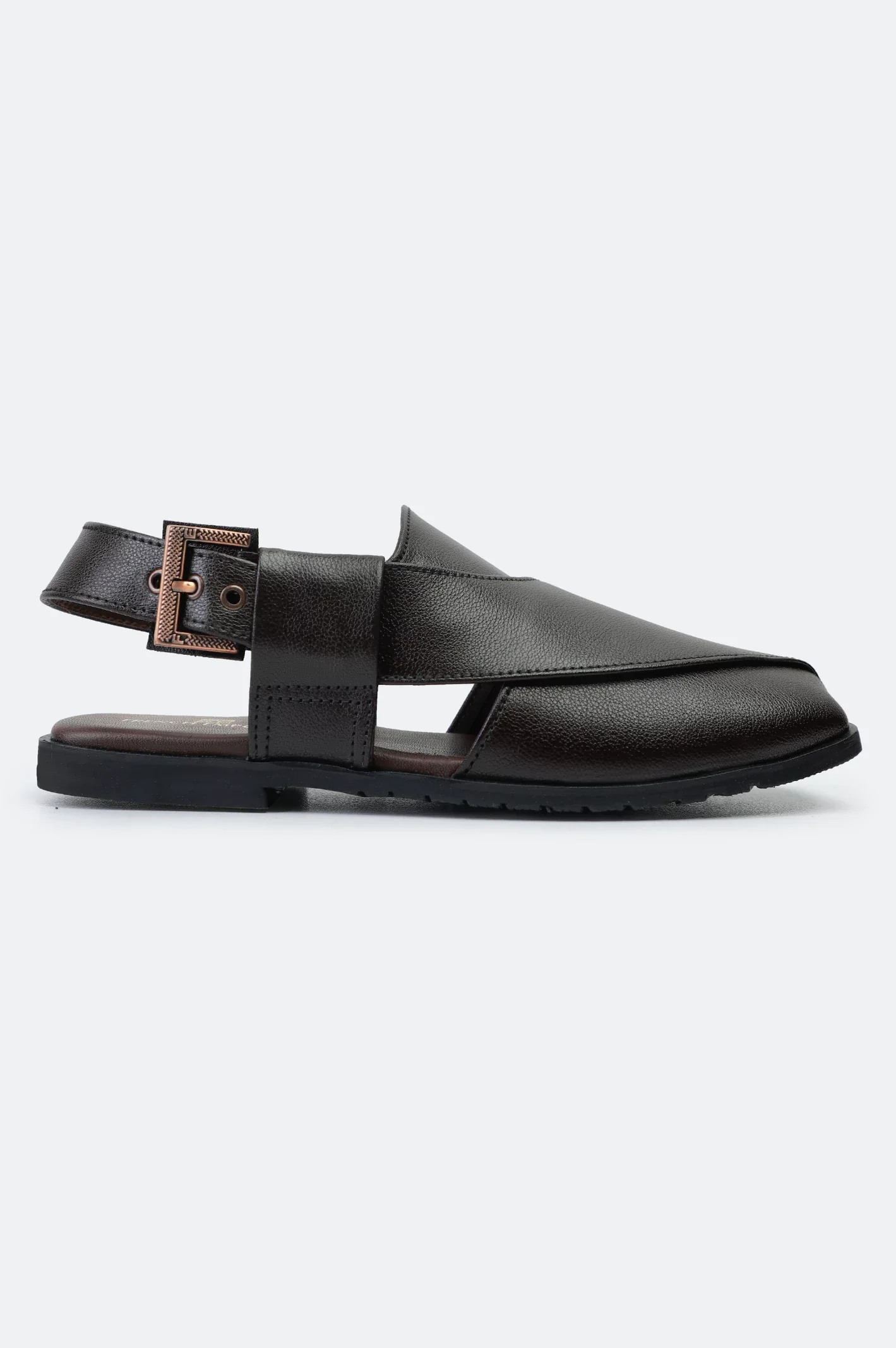 Brown Casual Peshawari Sandal - Image 2