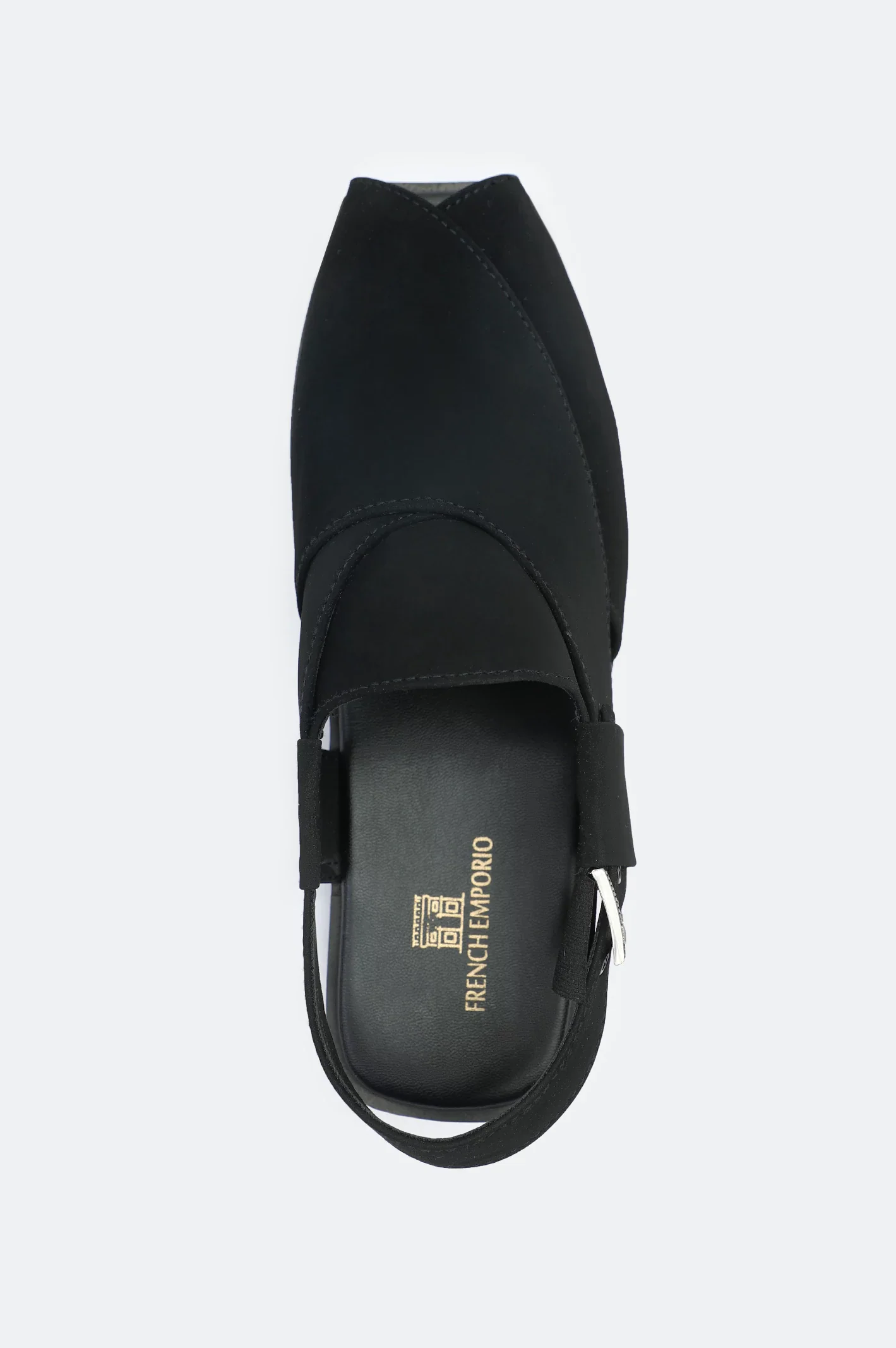 Black Casual Peshawari Sandal - Image 3