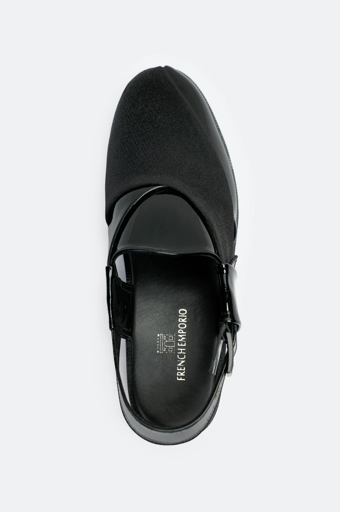 Black Casual Peshawari Sandal - Image 3