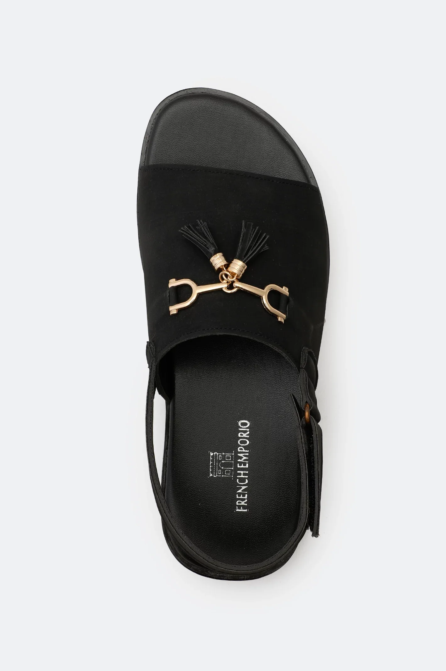 Black Casual Slides Sandal - Image 3