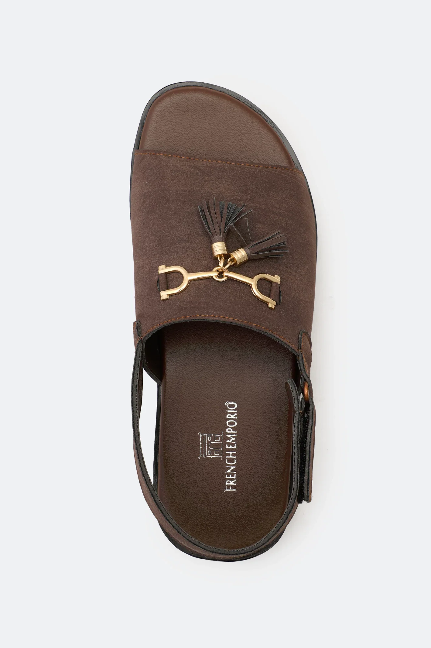 Brown Casual Slides Sandal - Image 3