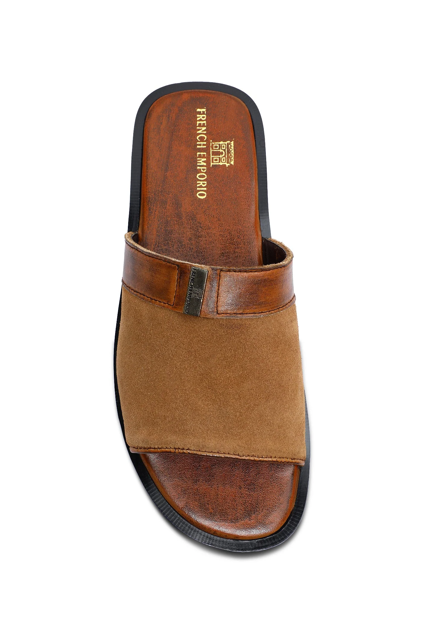 Slippers For Men SKU: SLP-0071-CAMEL - Image 3