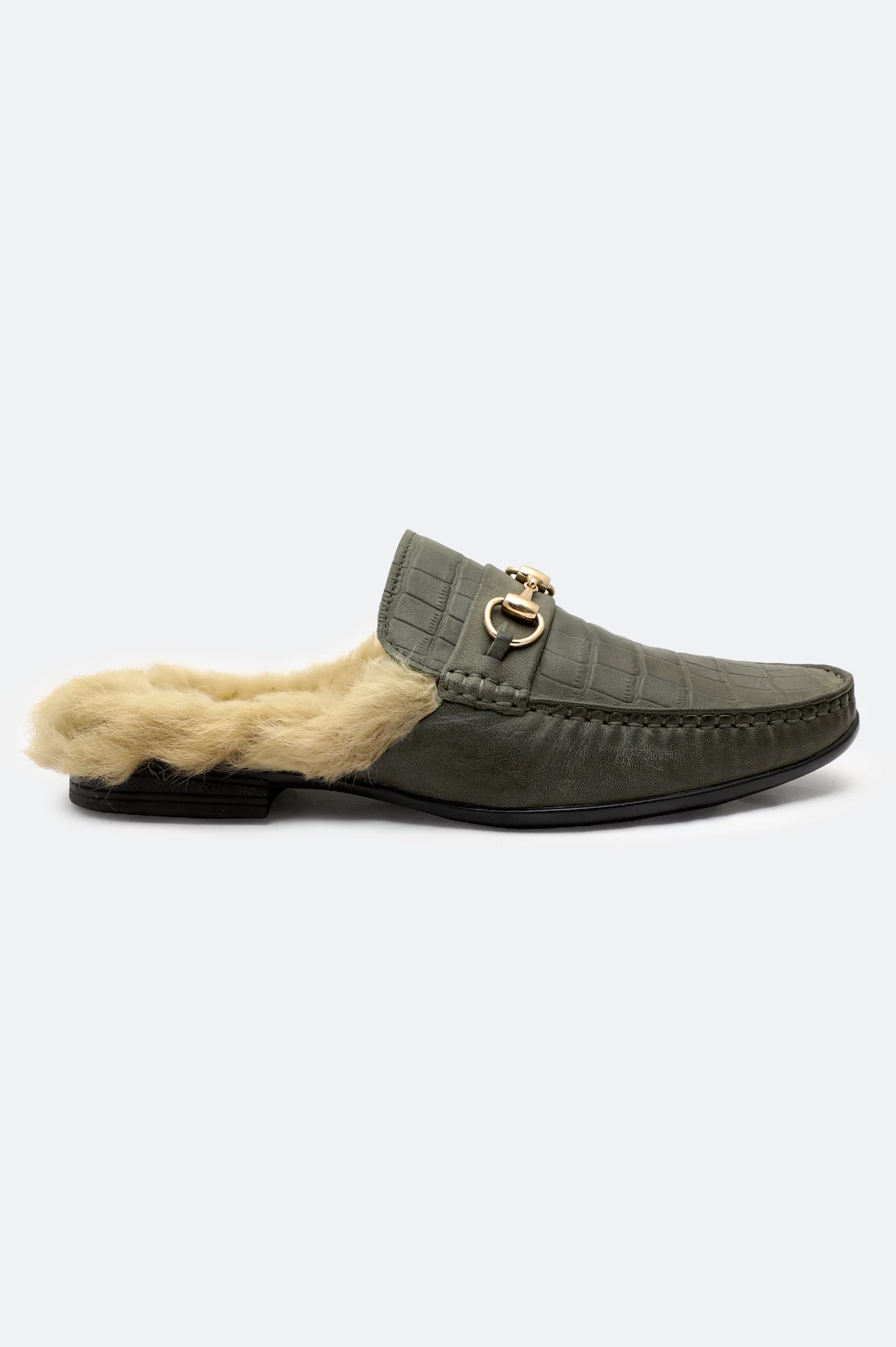 Olive Casual Moccasins Shoes - Image 2