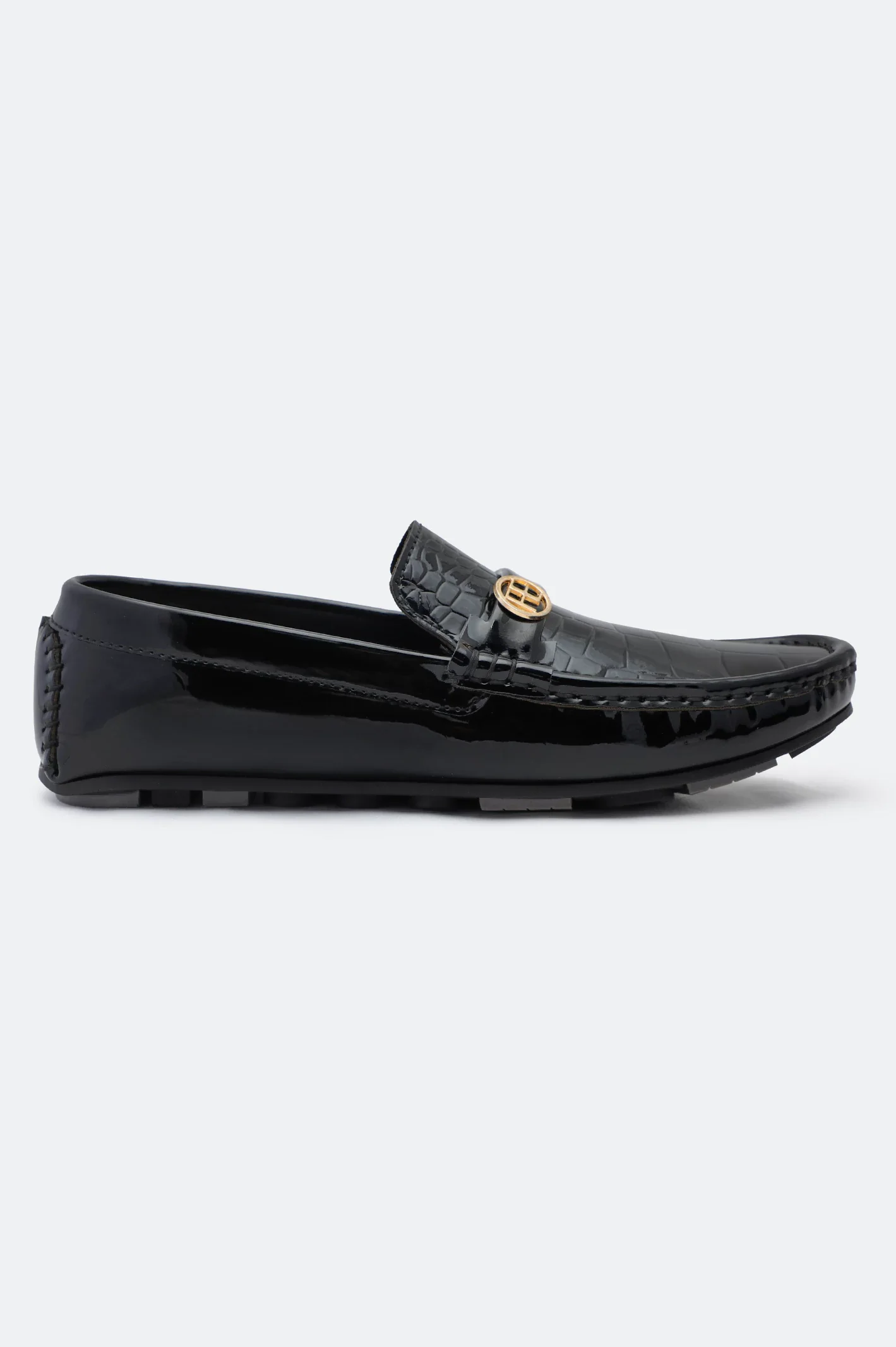 Black Casual Mocassins Shoes - Image 2