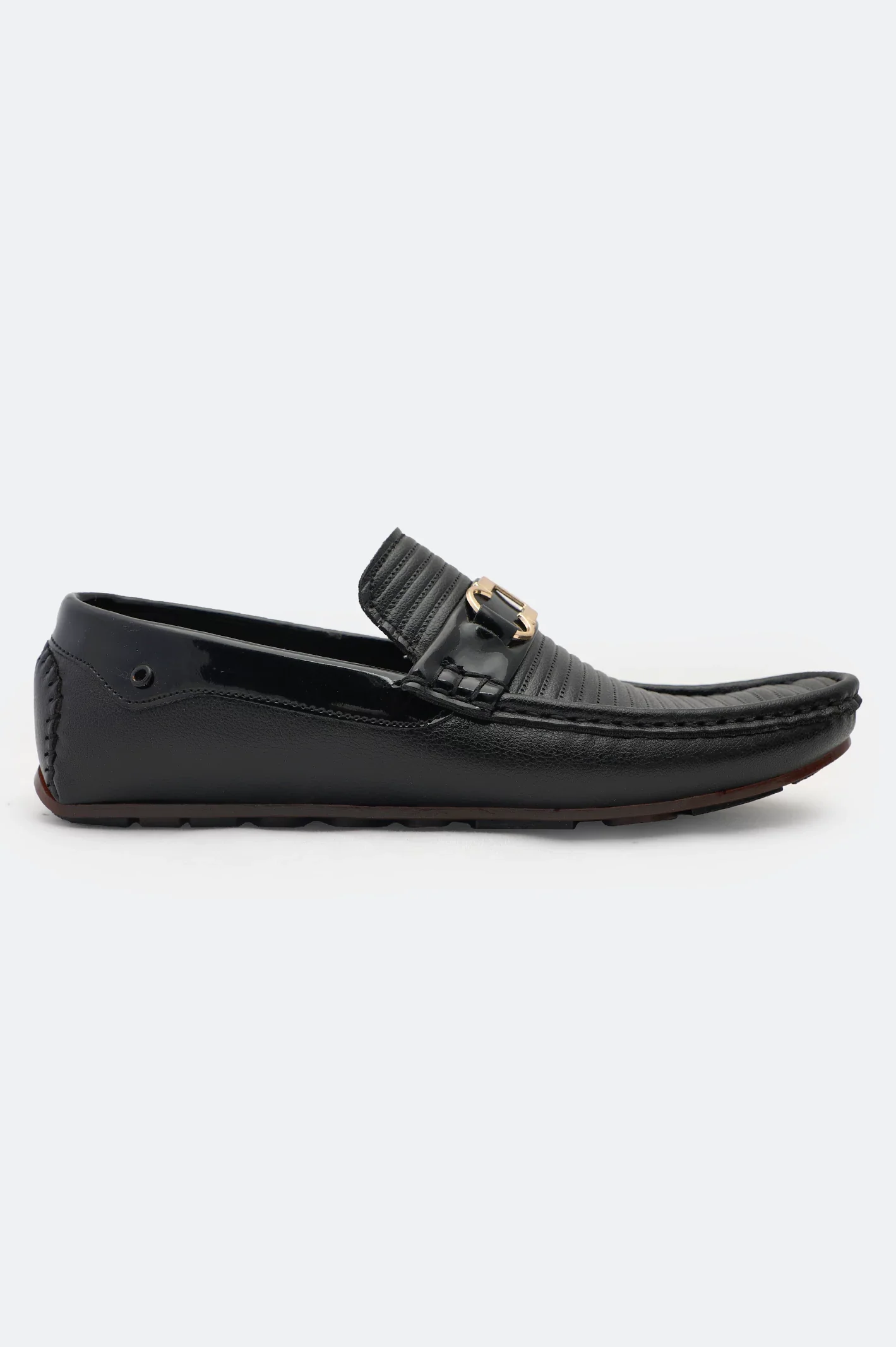 Black Moccasins Casual Shoes - Image 2