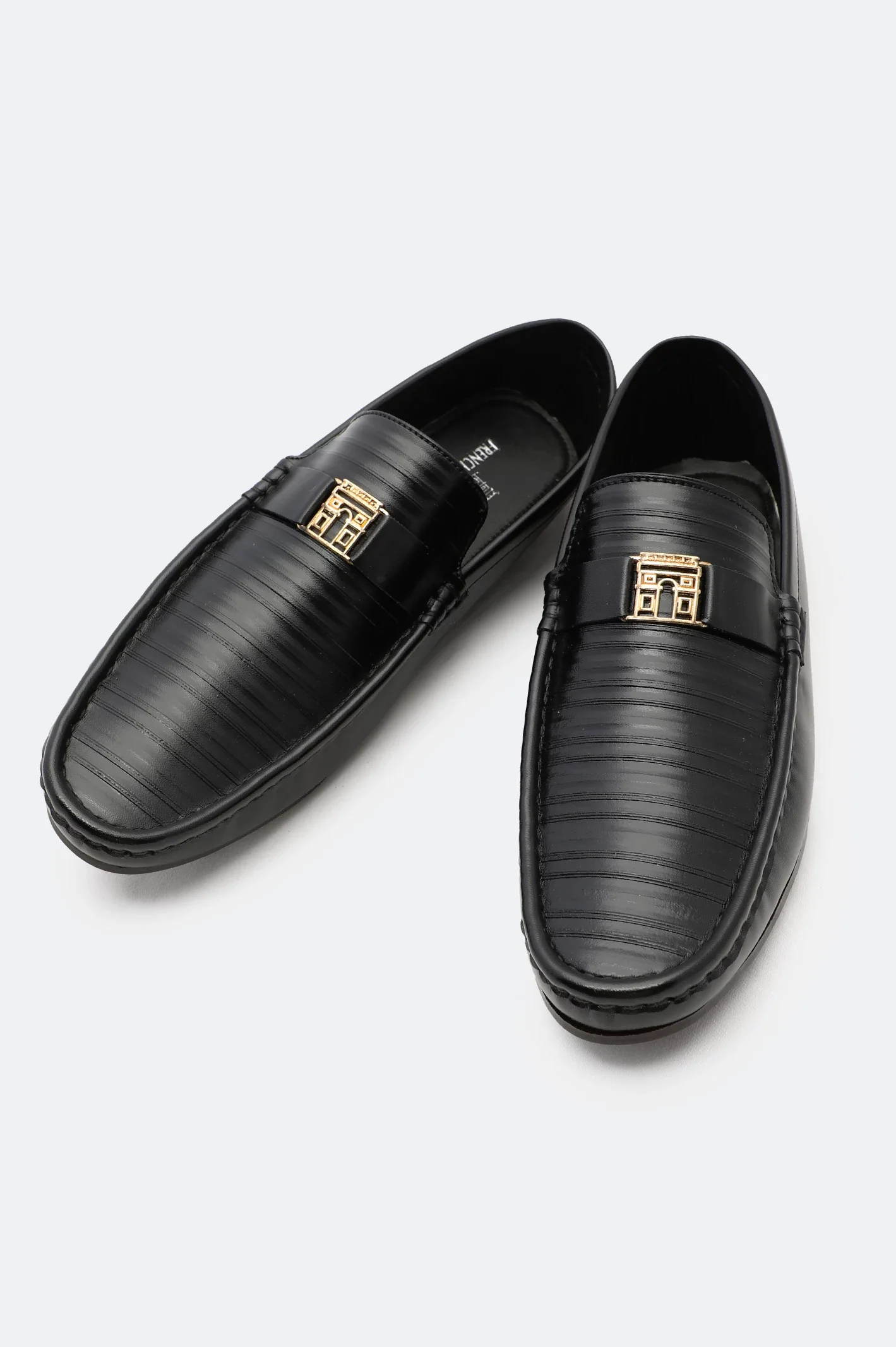 Black Men Casual Moccassins Shoes