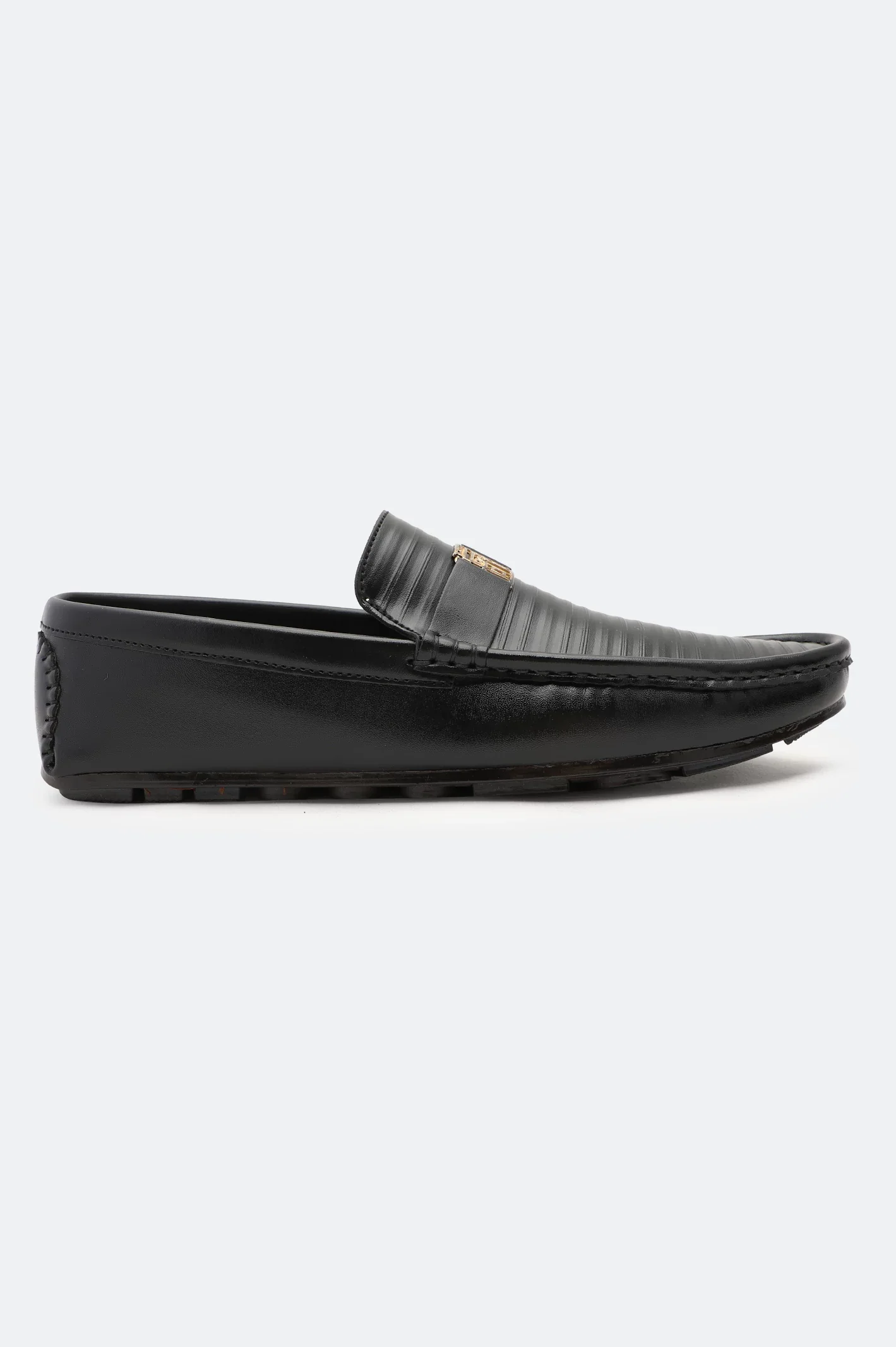Black Men Casual Moccassins Shoes - Image 2