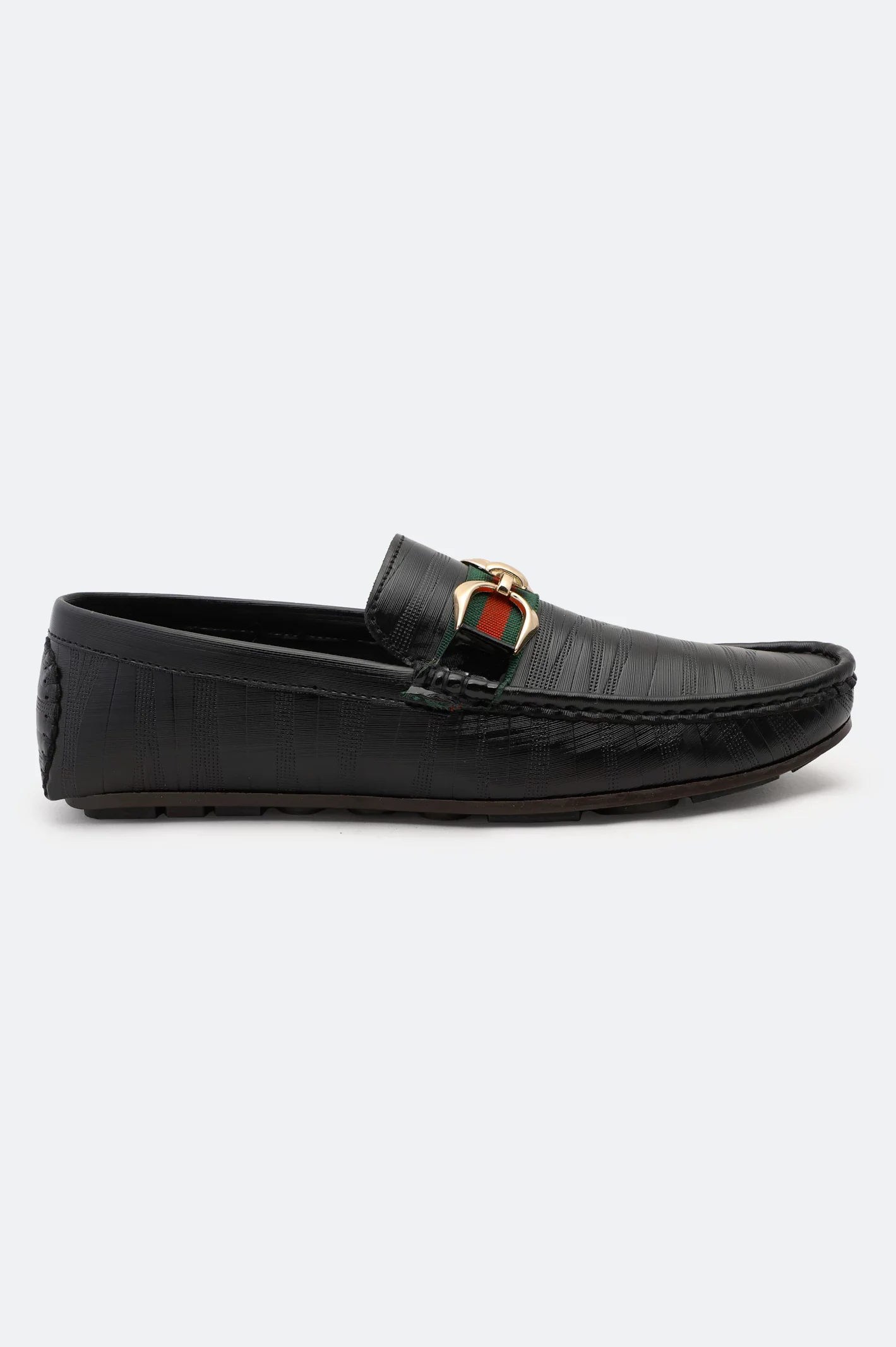 Black Men Casual Moccassins Shoes - Image 2