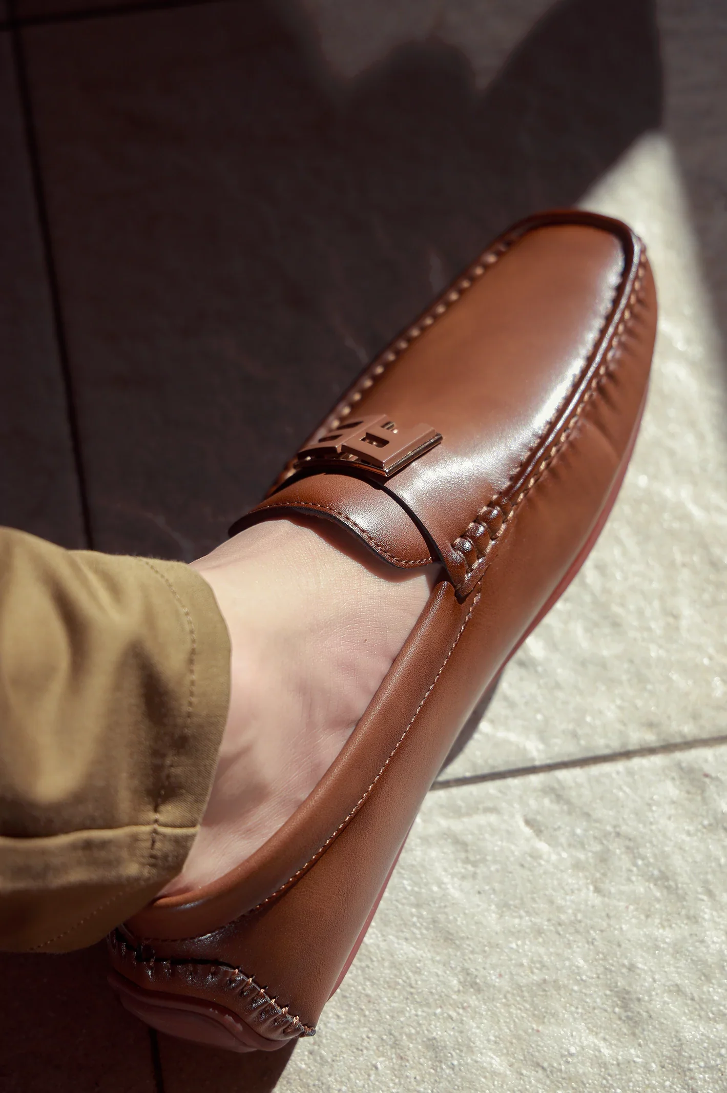 Brown Casual Moccassins Shoes - Image 5
