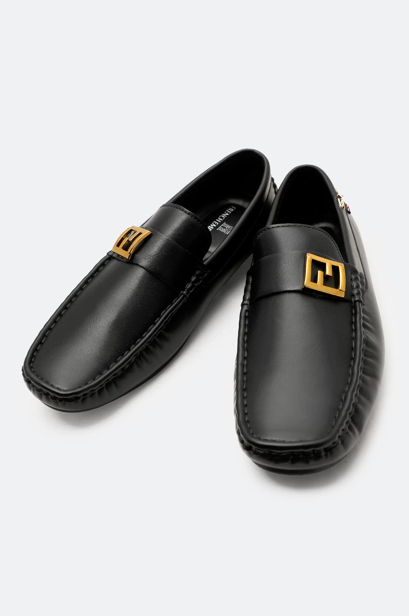 Black Casual Moccassins Shoes - Image 5