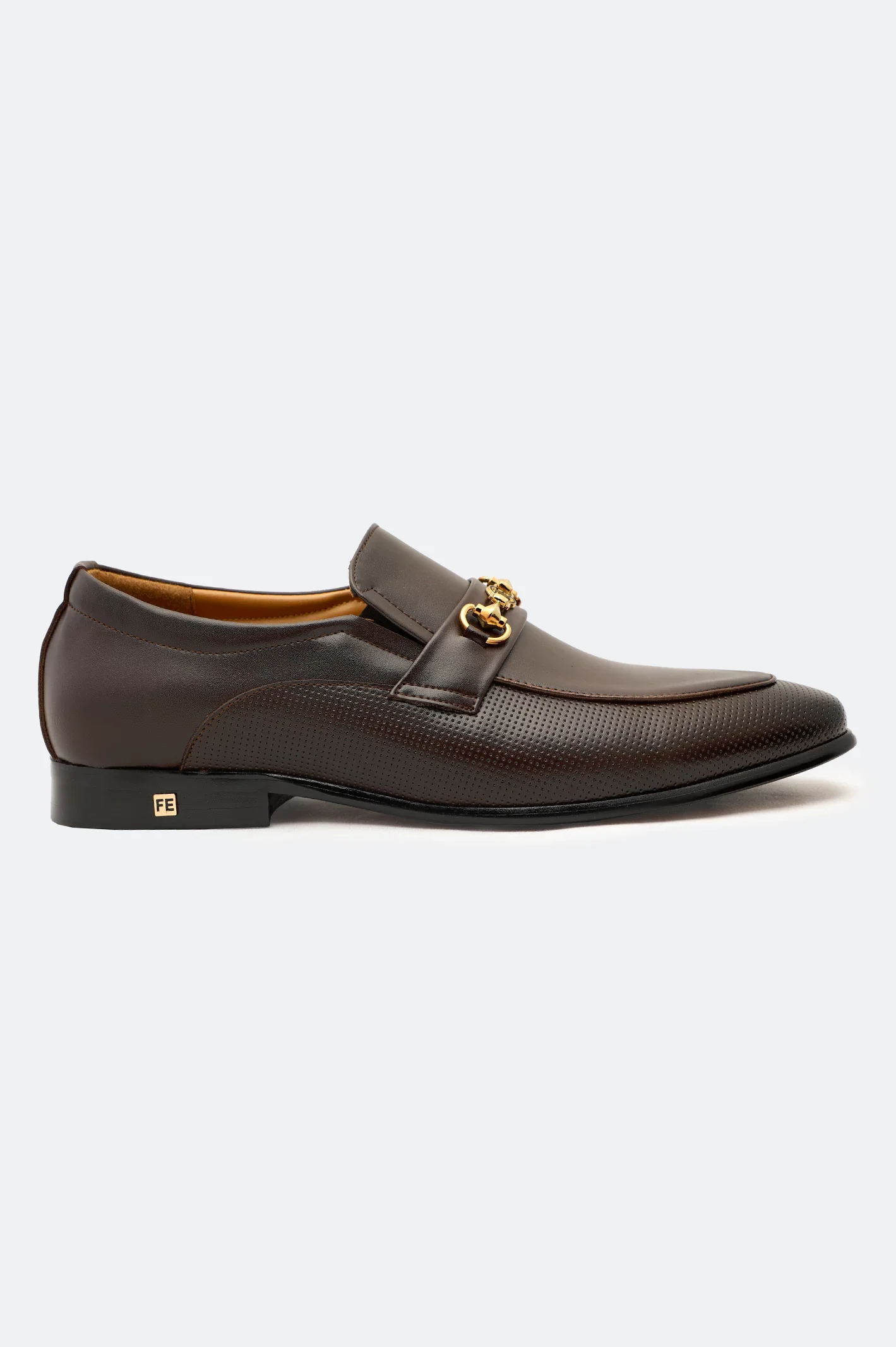 Coffee Formal Moccassins Shoes - Image 2