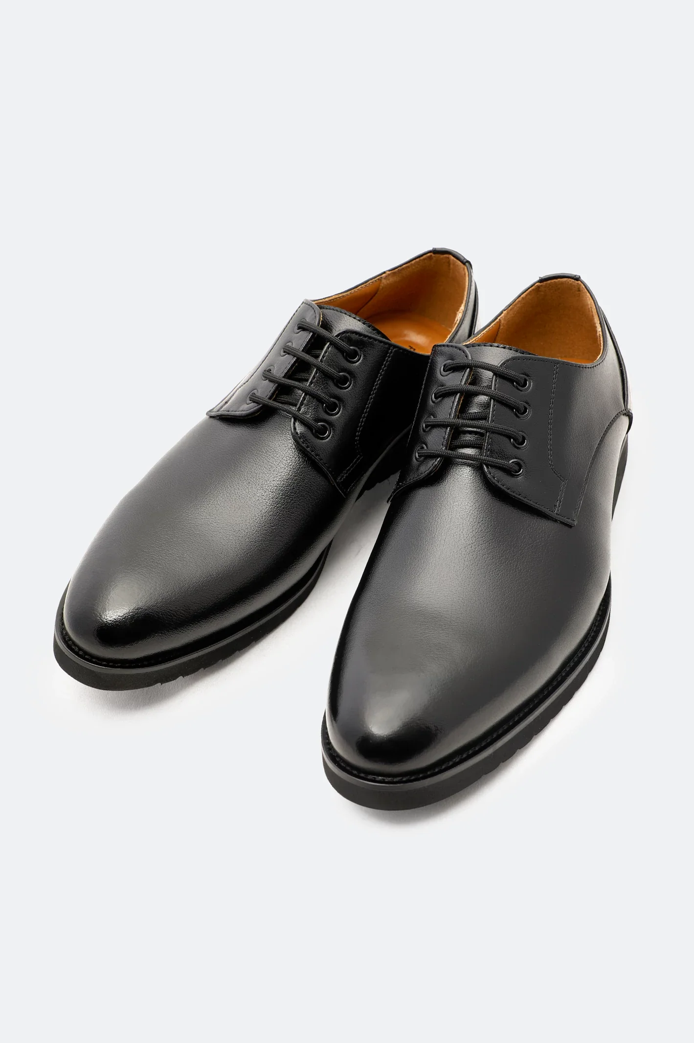 Black Formal Derby Shoes