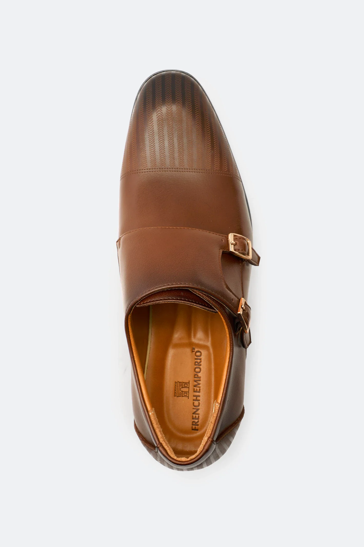 Brown Formal Double Monk Shoes - Image 3