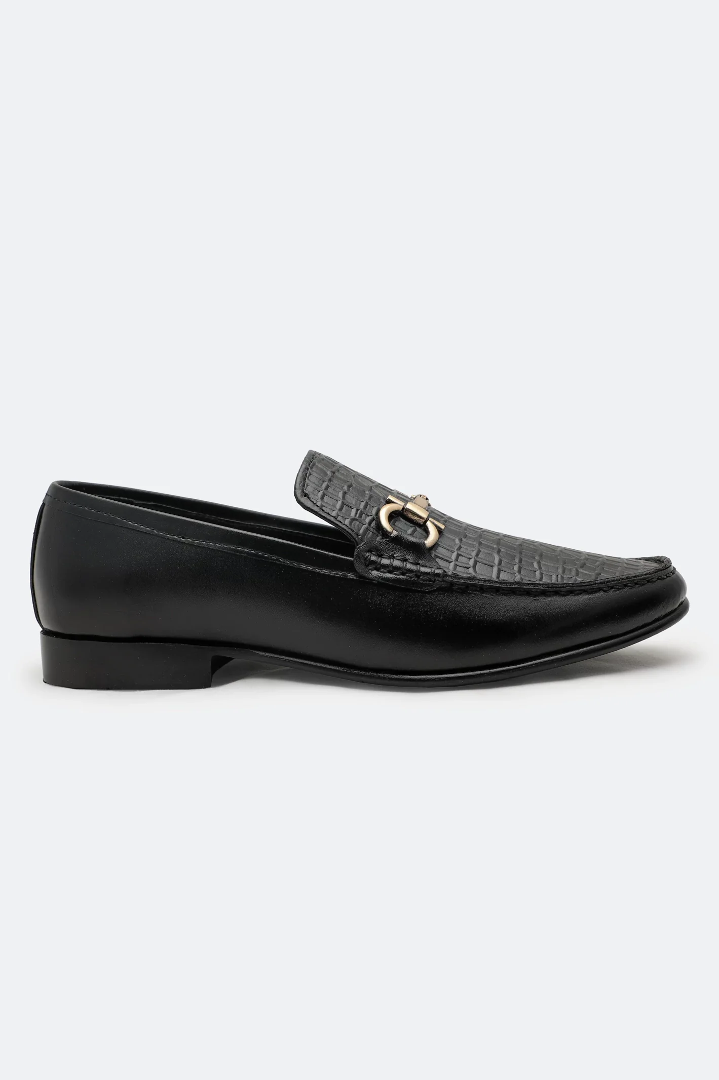 Black Formal Moccasins Shoes - Image 2