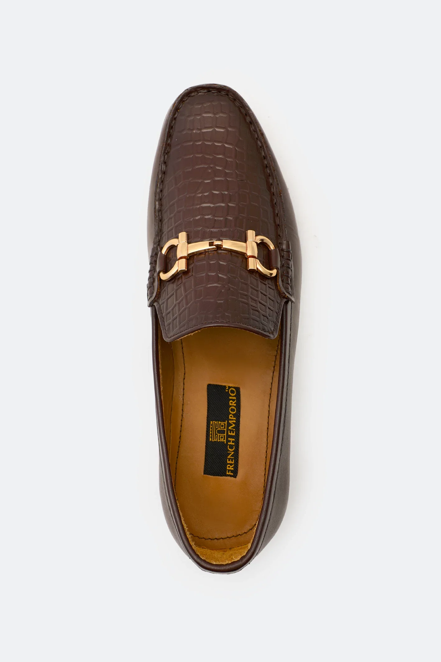 Brown Formal Moccasins Shoes - Image 3