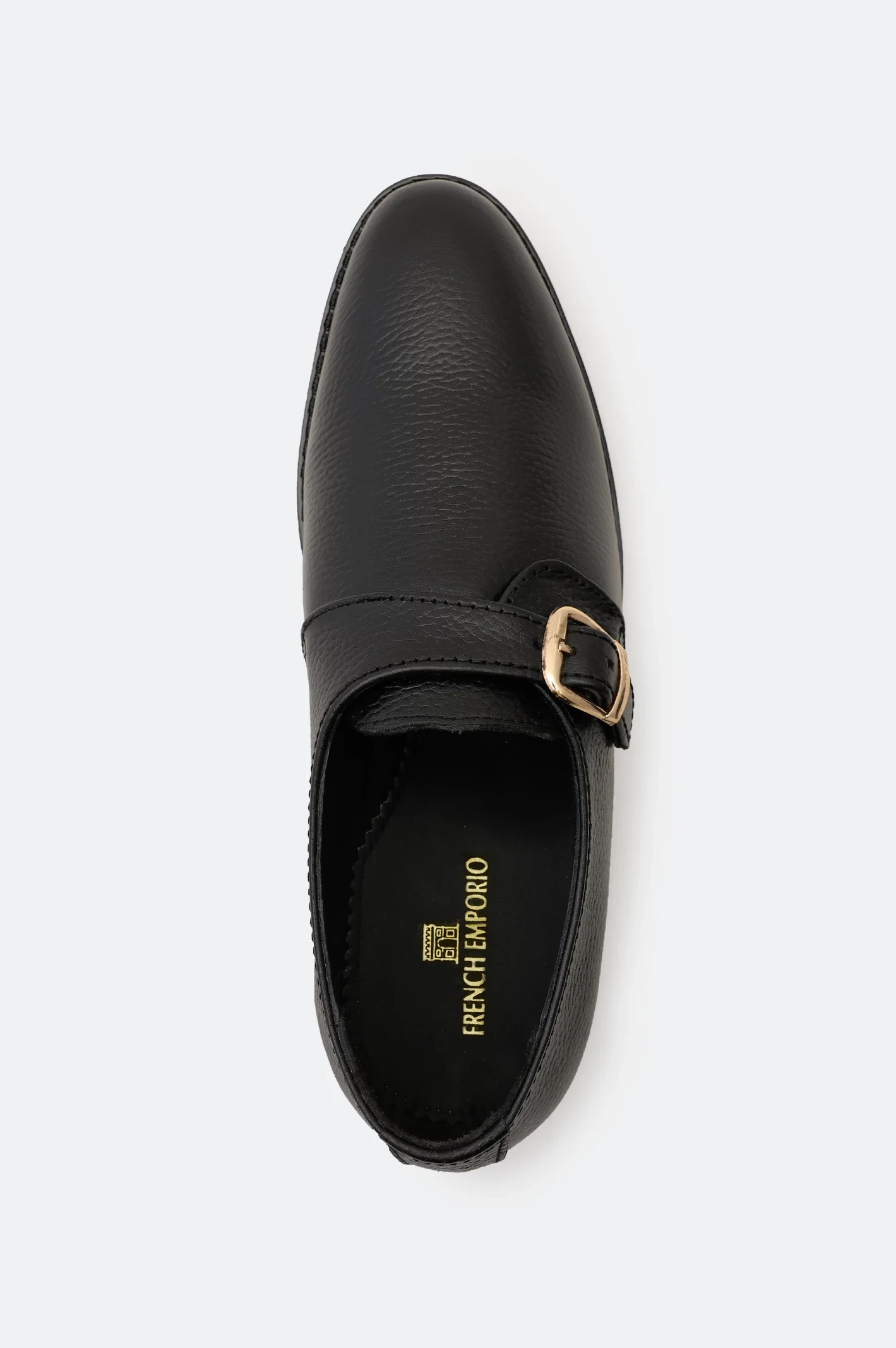 Black Formal Monk Shoes - Image 3