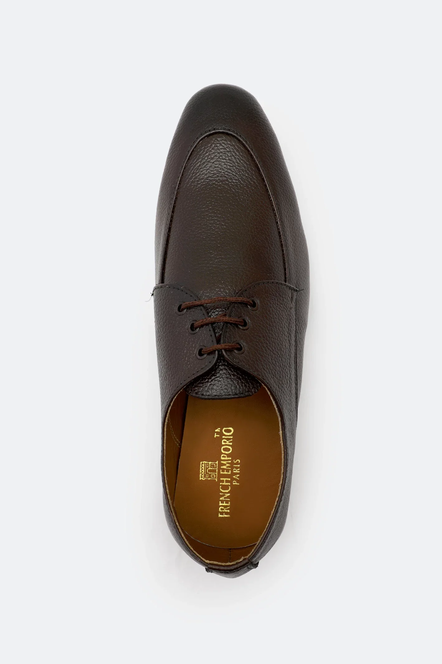 Brown Derby Lace Up Formal Shoes - Image 3