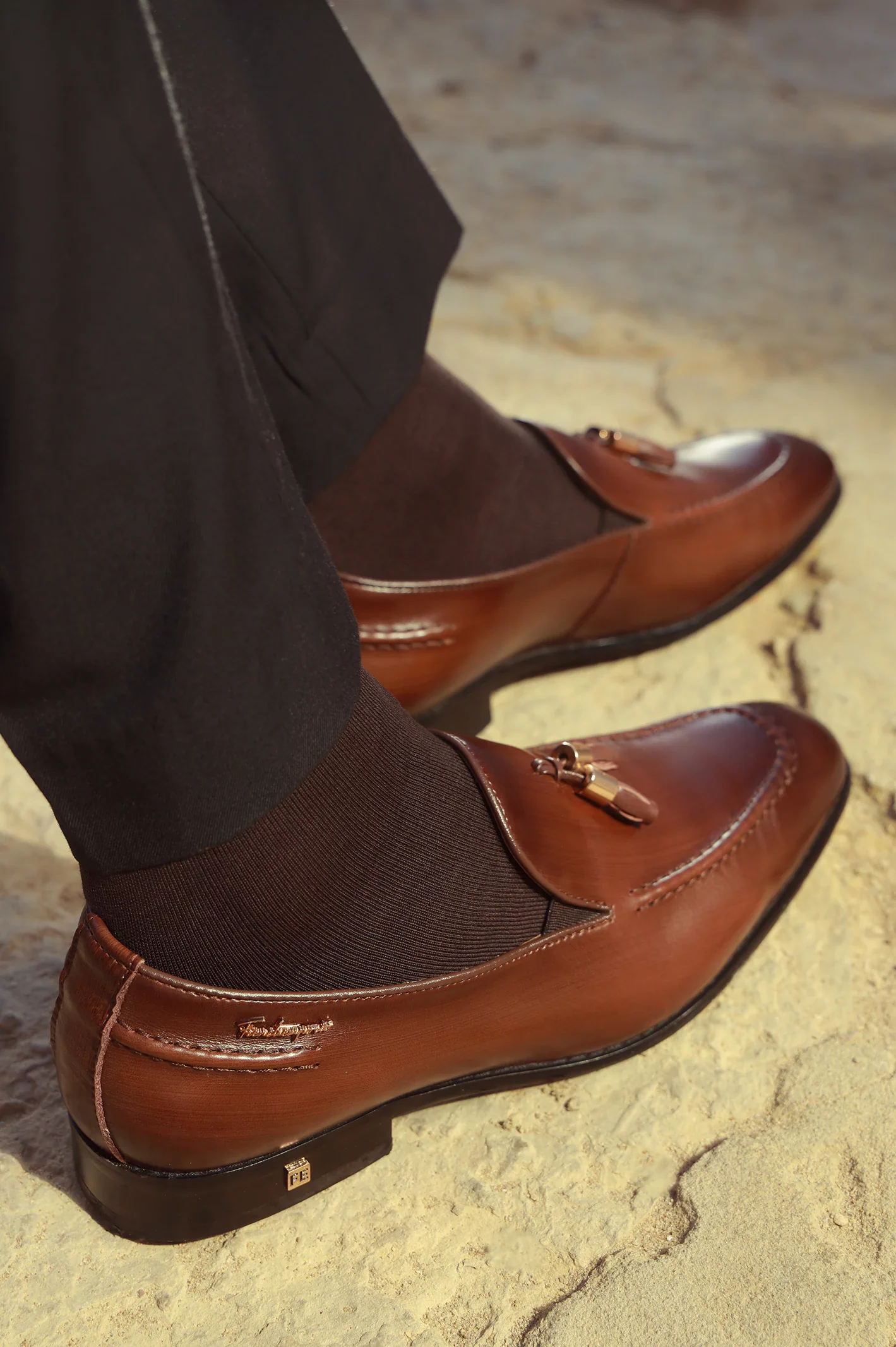 Brown Formal Moccassins Shoes - Image 3