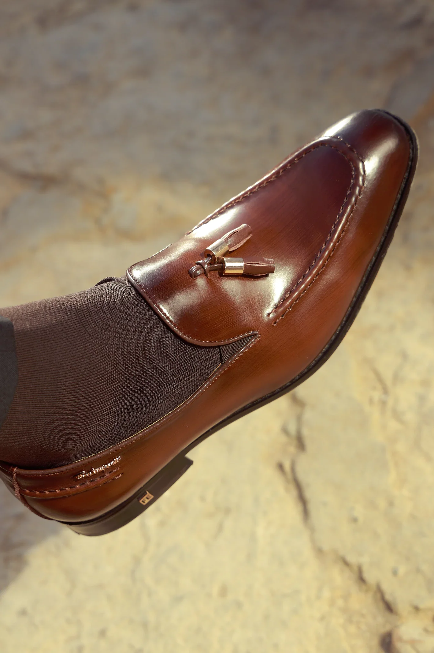 Brown Formal Moccassins Shoes - Image 4