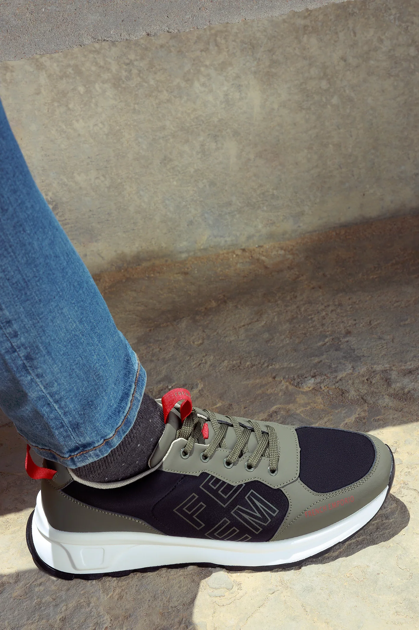 Khaki Men Casual Sneaker - Image 3