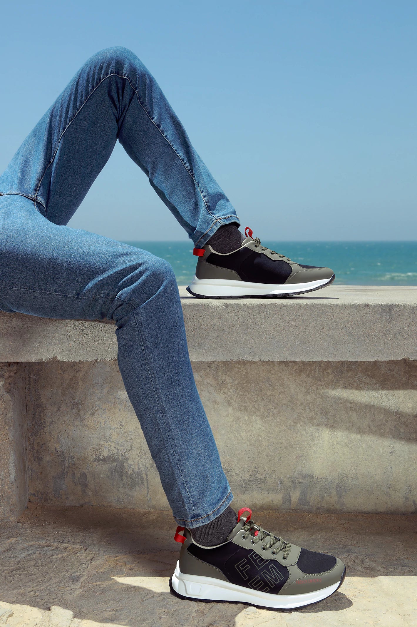 Khaki Men Casual Sneaker - Image 4