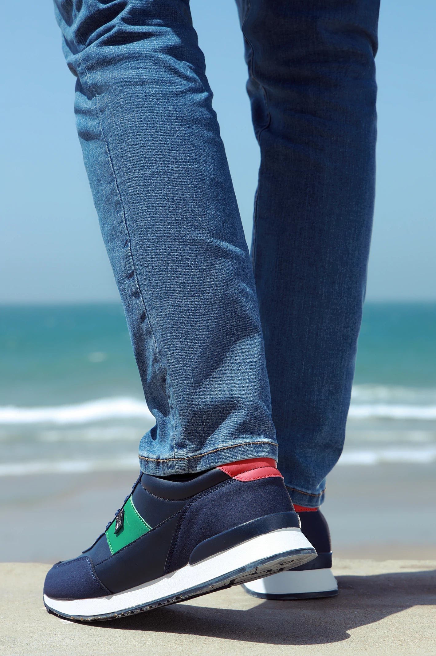 Navy Blue Men Casual Sneaker - Image 5