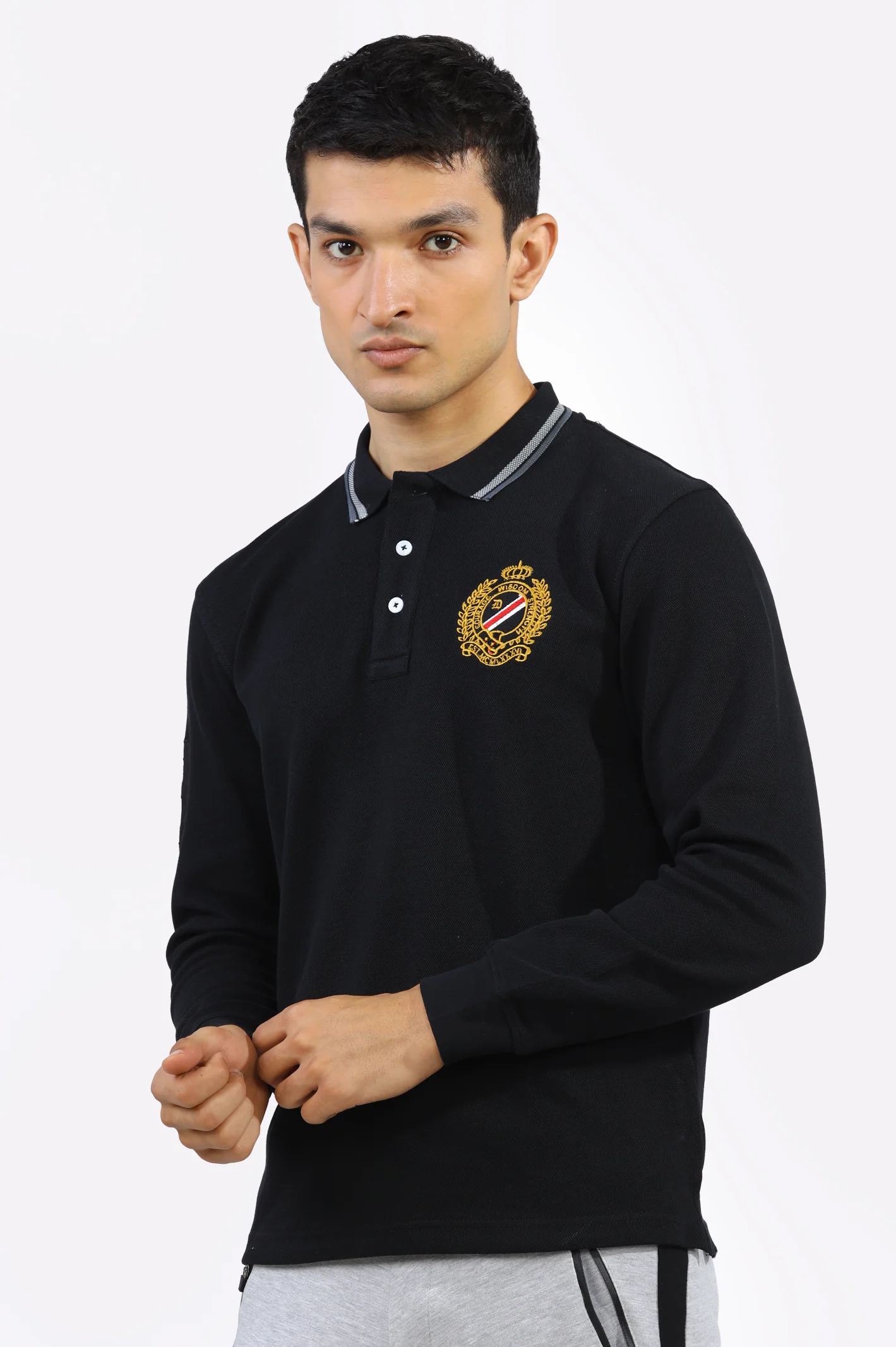 Polo Neck Sweatshirt - Image 3