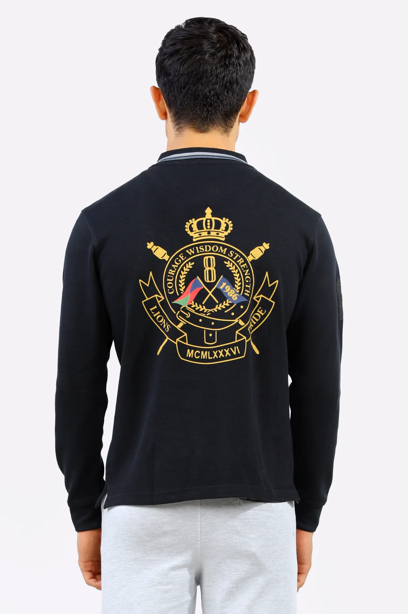 Polo Neck Sweatshirt - Image 4