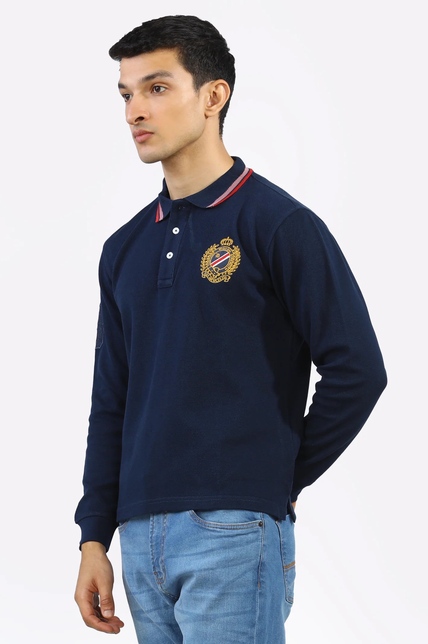 Polo Neck Sweatshirt - Image 3