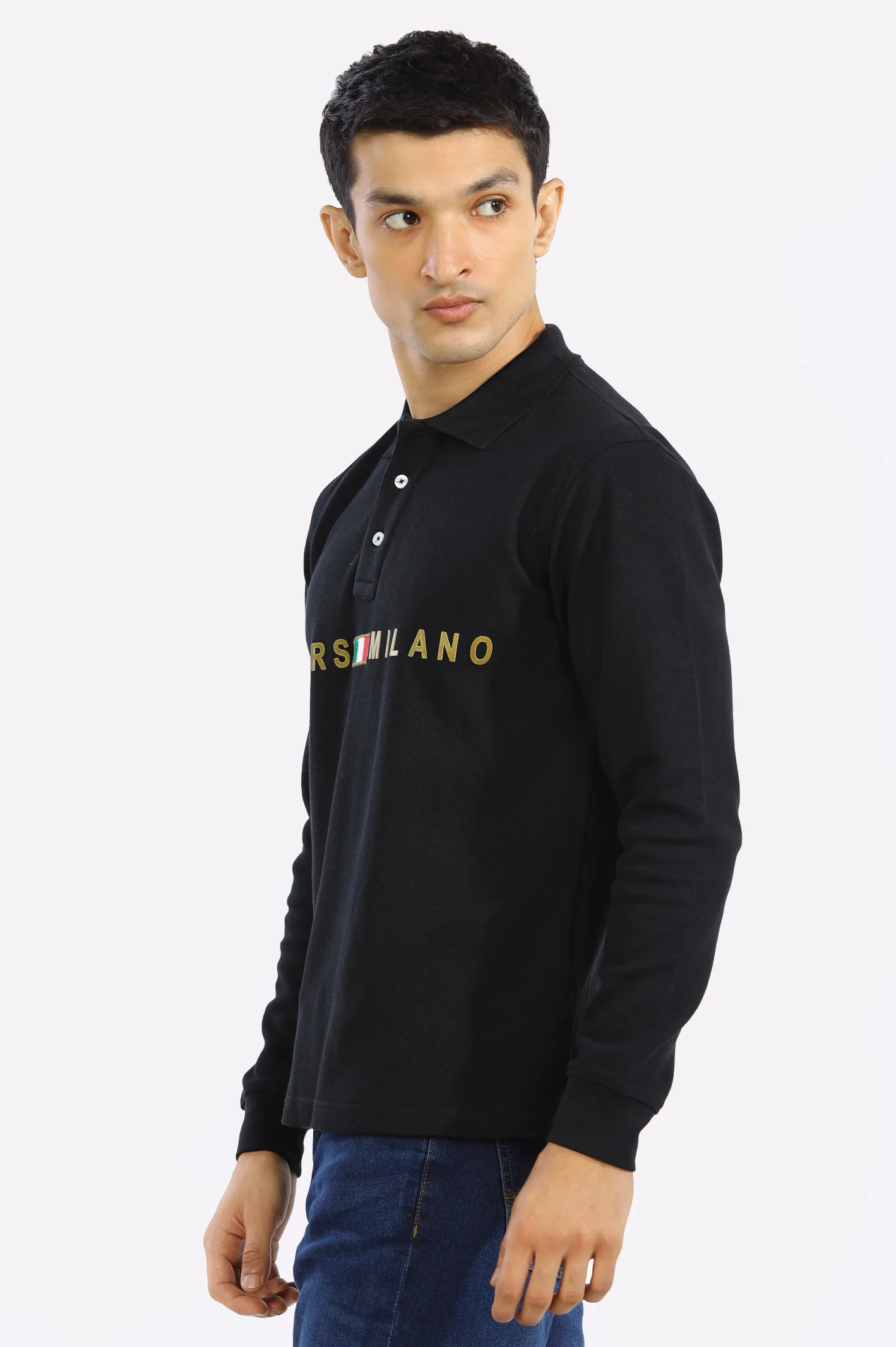 Polo Neck Sweatshirt - Image 3