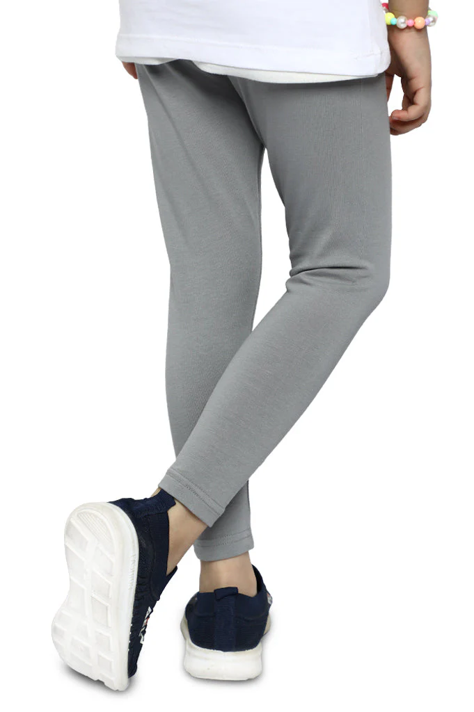 Tights For Toddler Girls In Ash Grey SKU: IGT-0001-ASH GREY - Image 2