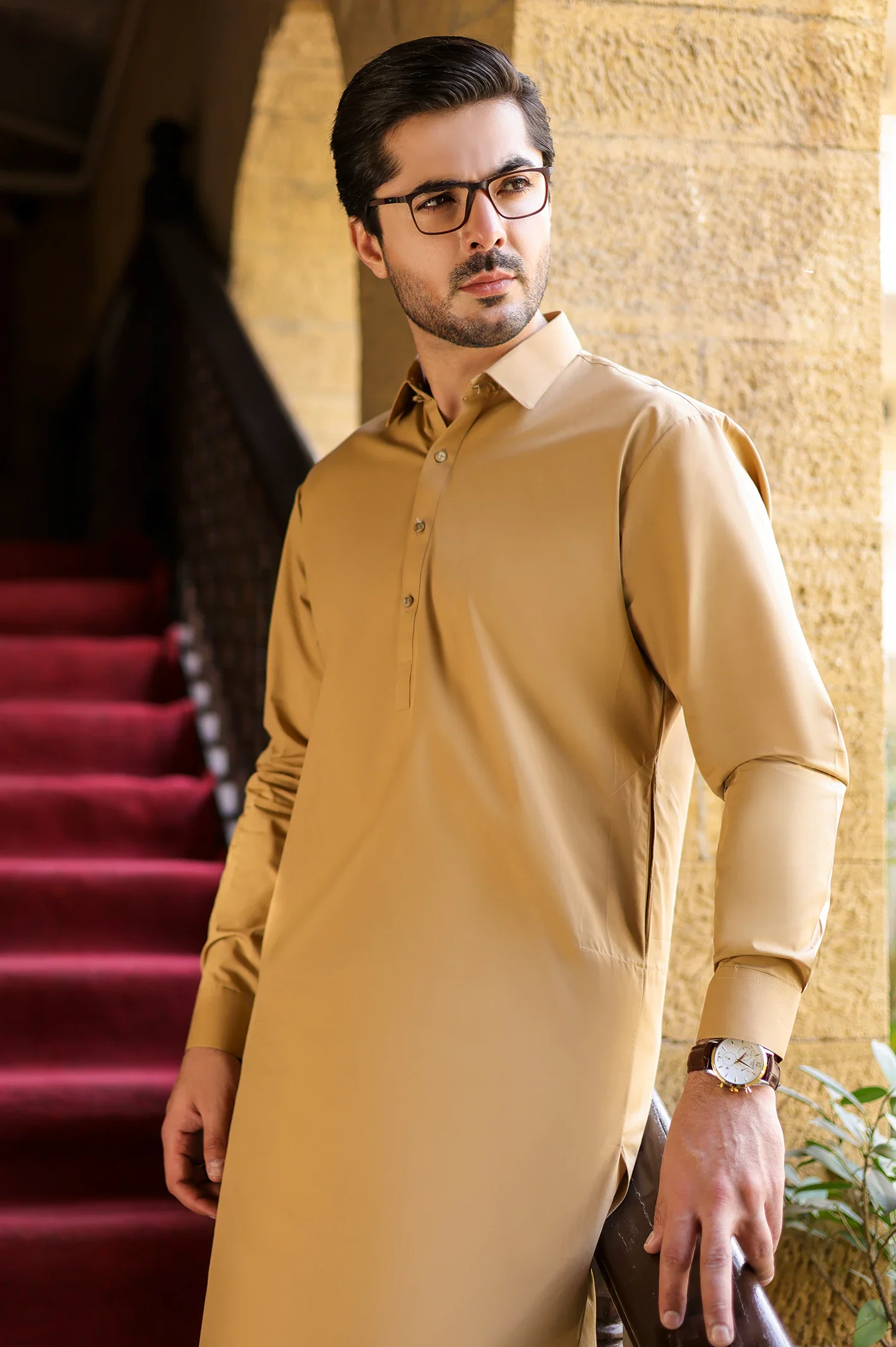 Brown Cotton Fabric - Image 3
